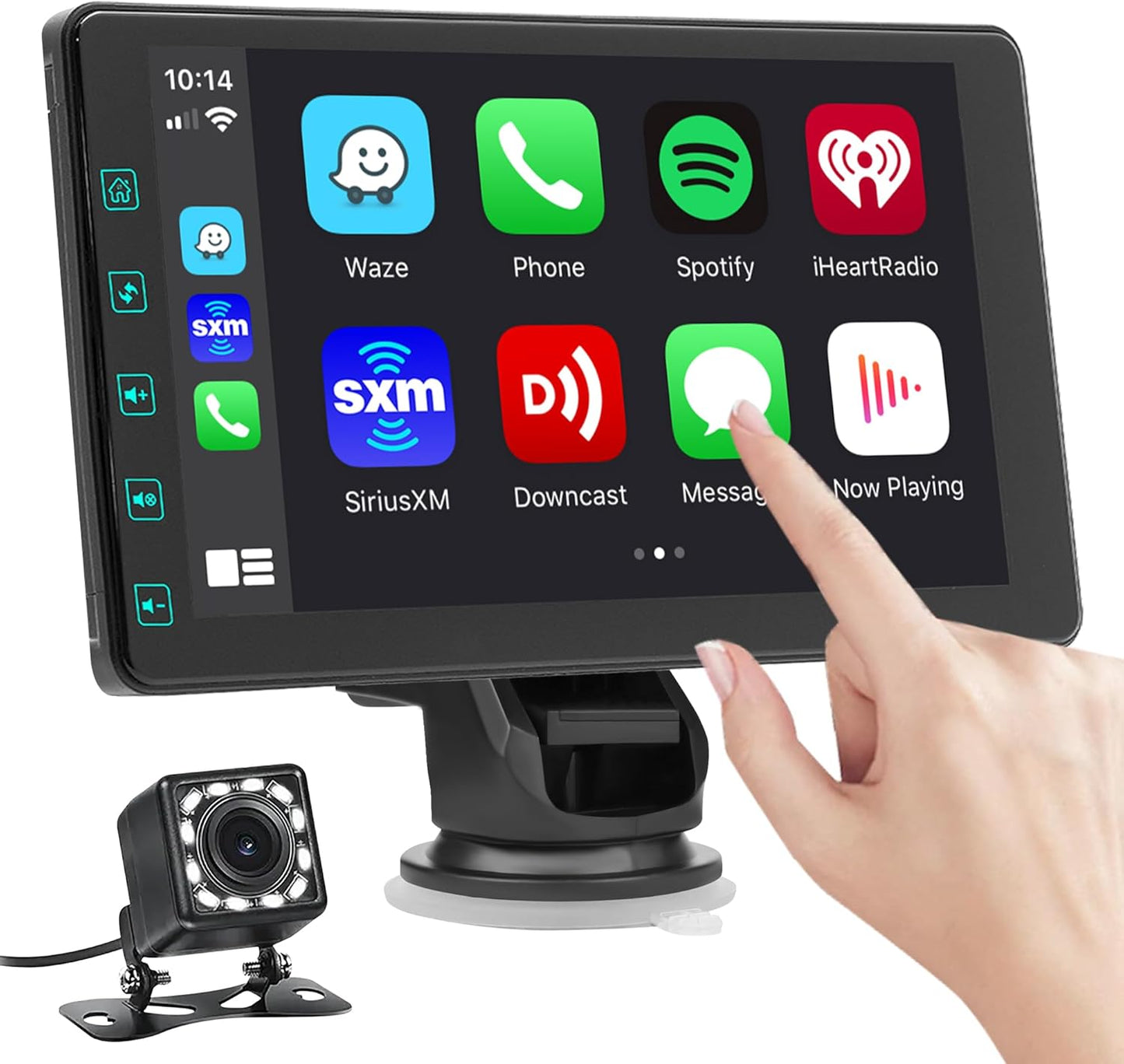 7 HD Wireless CarPlay Screen - Mirror Link, Bluetooth