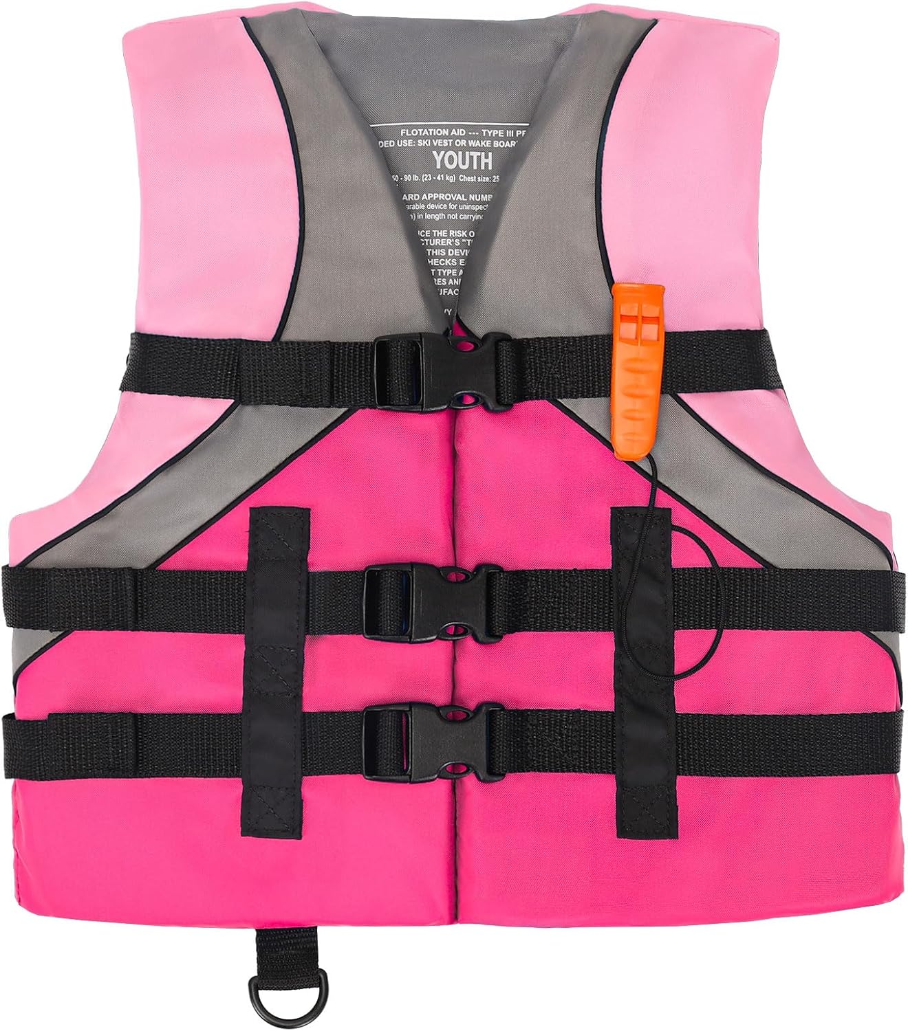 Youth USCG Approved Life Jacket Vest for Safe Boating Fun