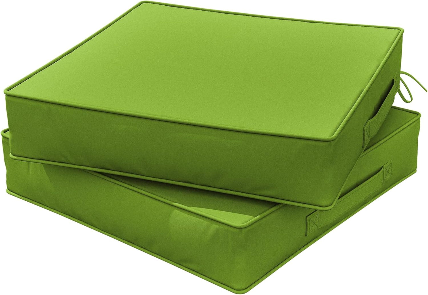 Premium Outdoor Chair Cushions 24in x 24in x 5in Set of 2