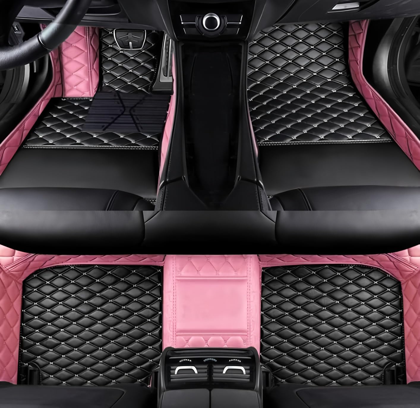 Customize All-Weather Protection Luxury Leather Floor Mats for Cars
