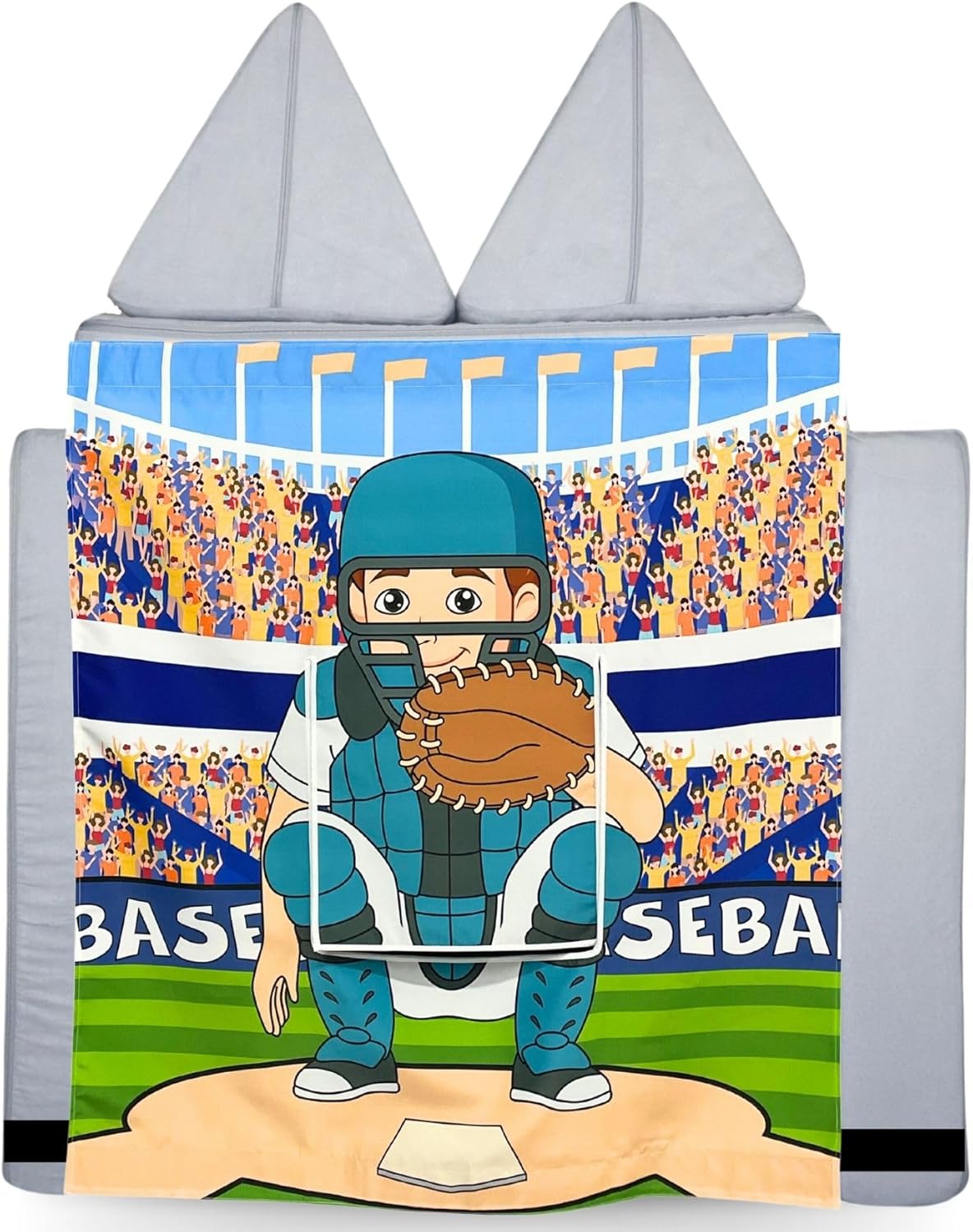 Couch Swag Baseball Play Panel for Kids Foam Sofa Fun