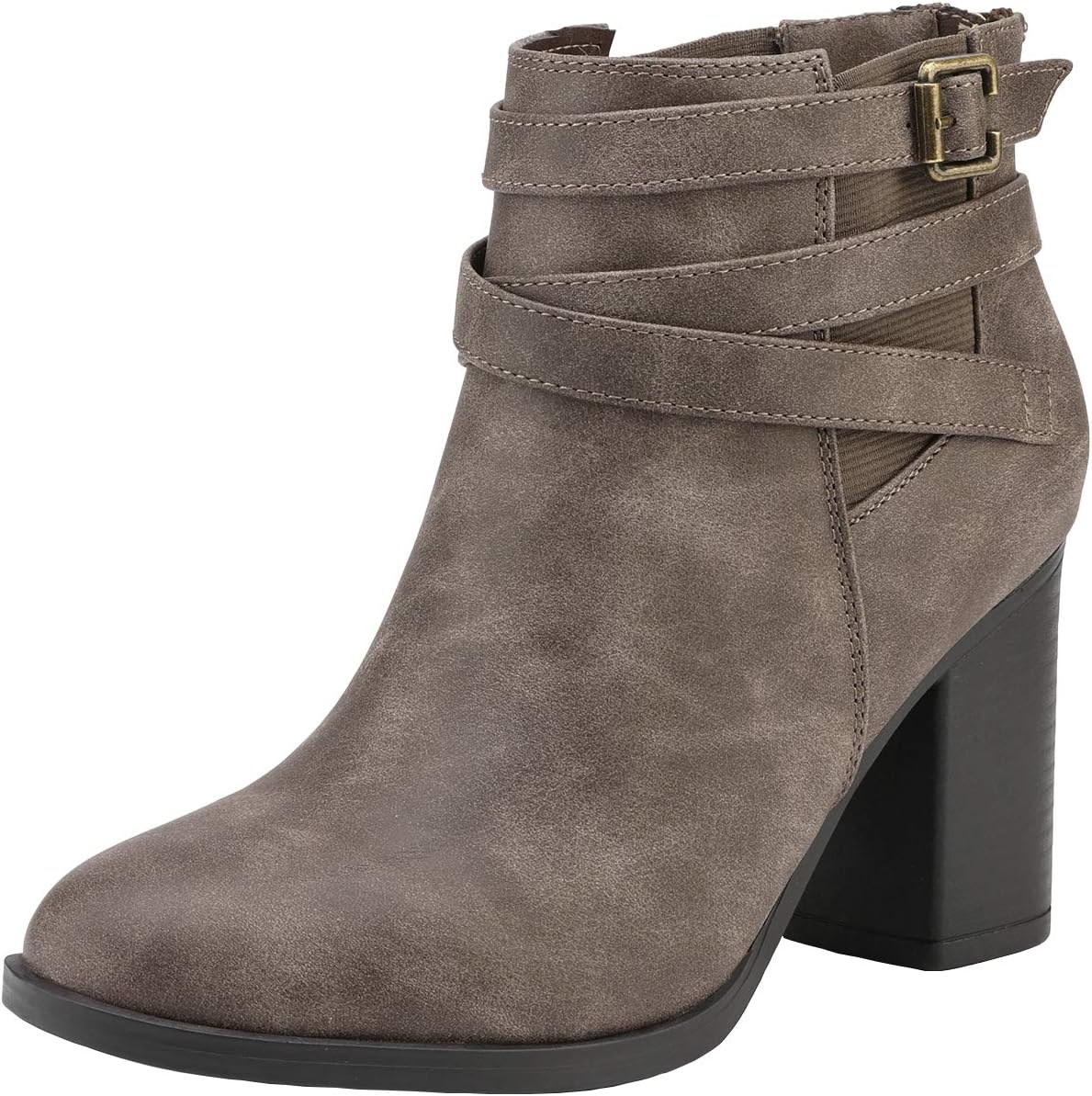 Chunky High Heel Ankle Boots for Women - Stylish Fall Booties