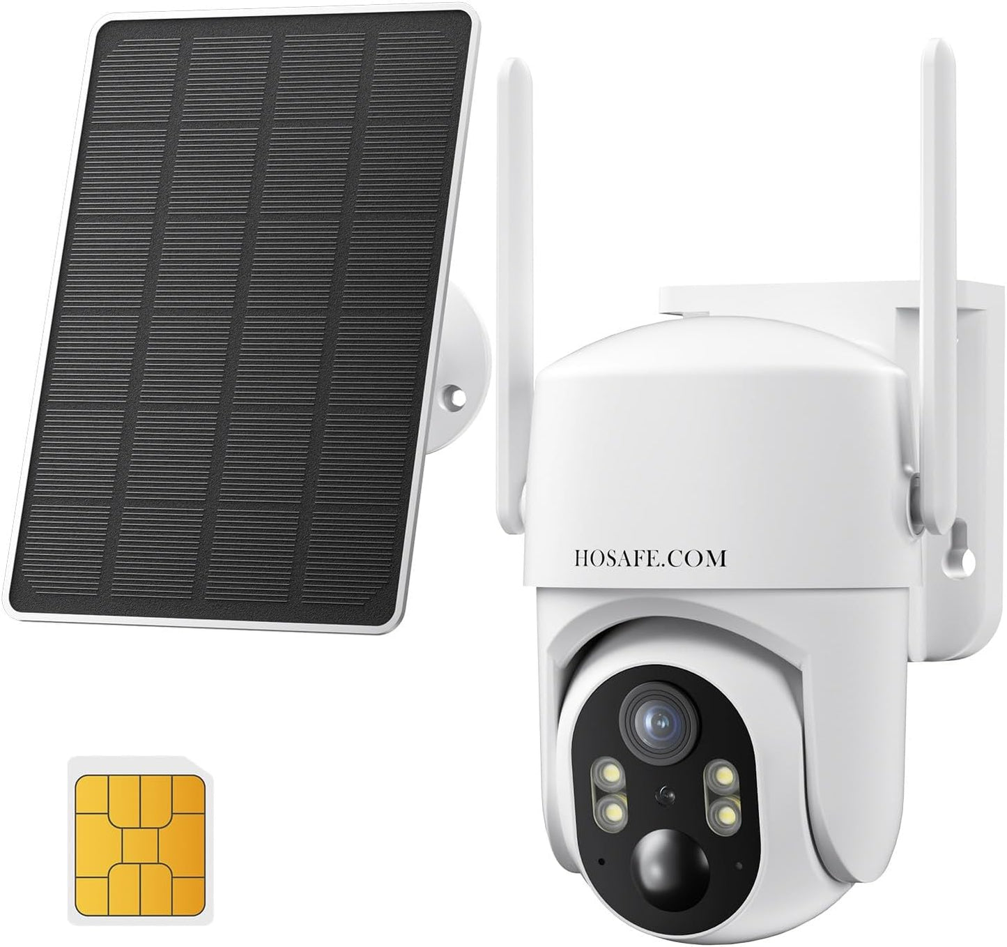 No WIFI Security Camera Outdoor with 2K Night Vision and Solar Power