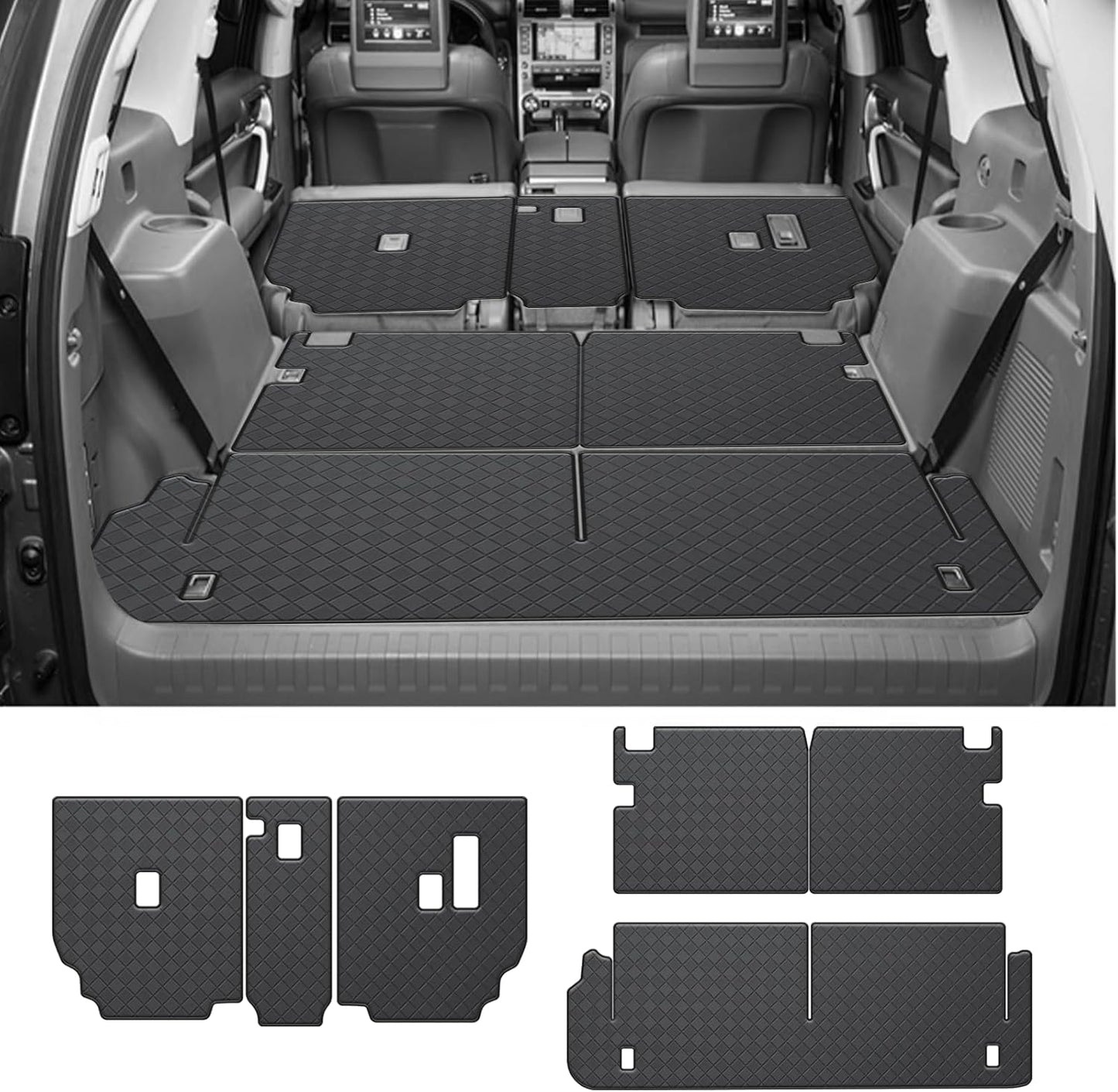 Custom Fit Cargo Liner & Backrest Mat for Lexus GX460 2010-2023