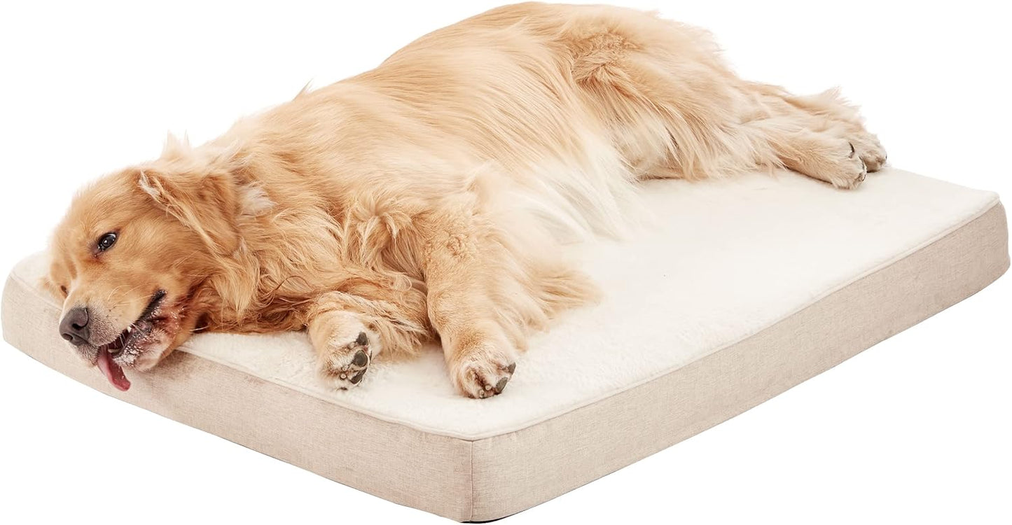 Memory Foam Orthopedic Large Dog Bed with Cooling Gel Mattress