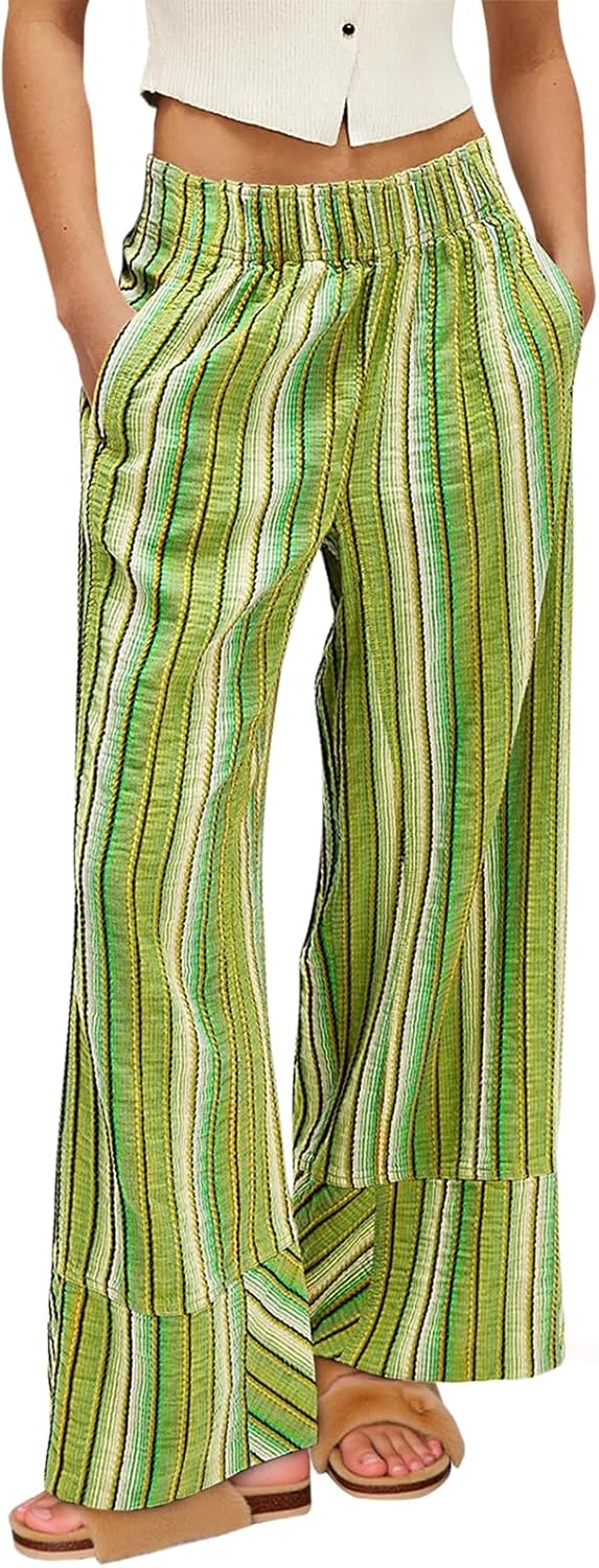 Cicy Bell Womens Wide Leg Lounge Pants for Casual Beach Travel