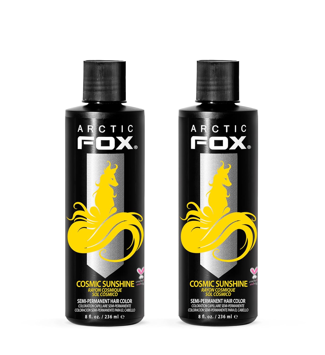 Vibrant Yellow Hair Dye for Bold Color with Cosmic Sunshine