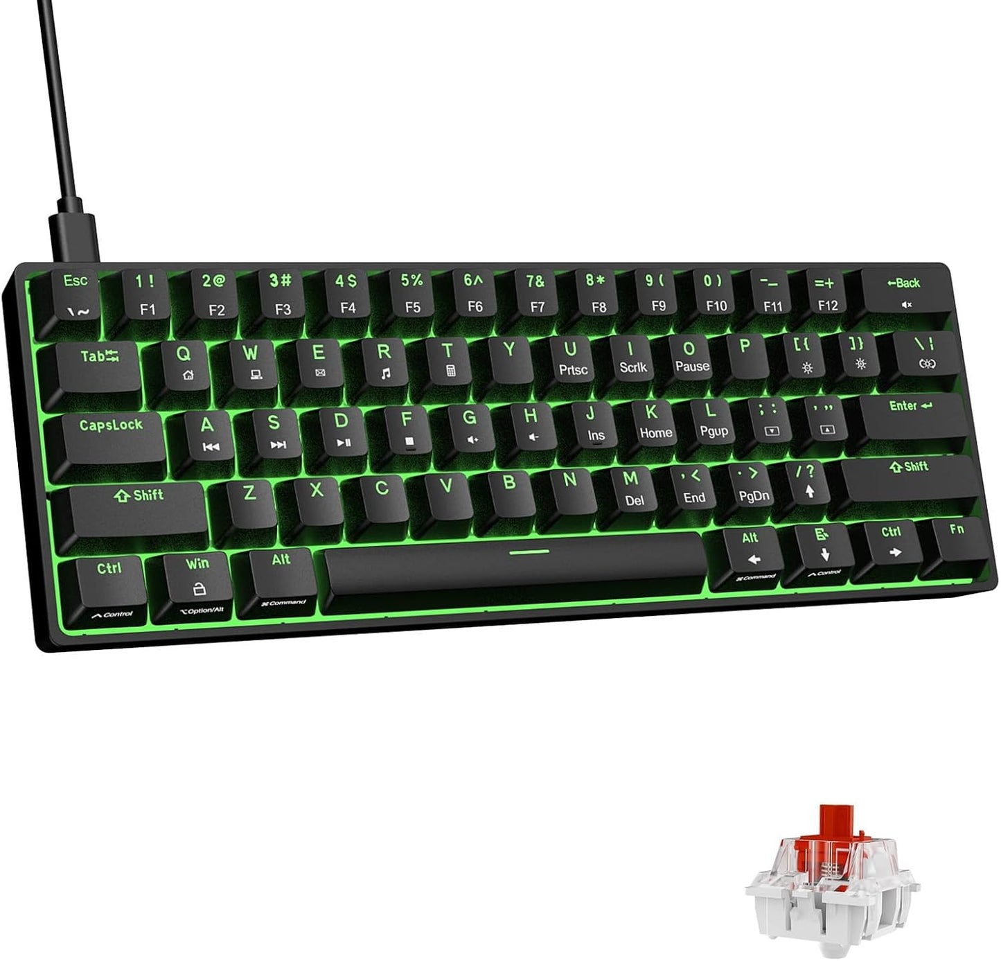 DIERYA DK61SE: Ultra-Compact Gaming Keyboard