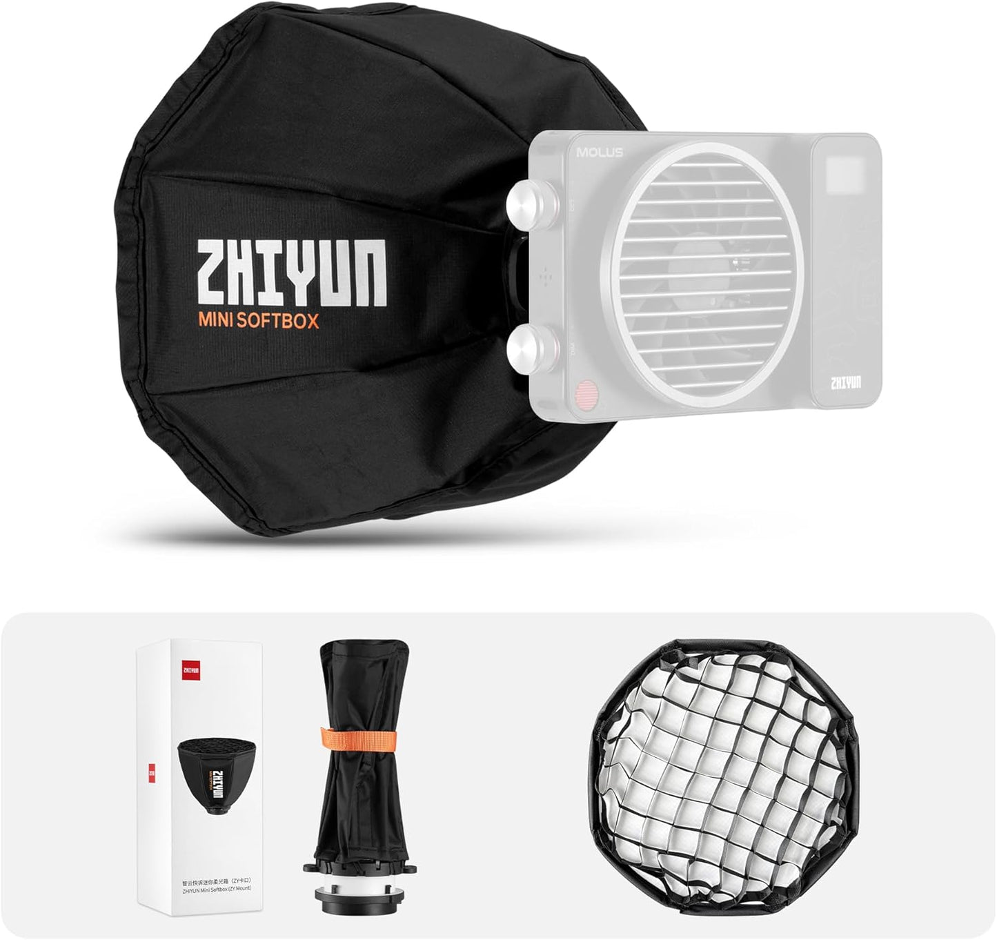 ZHIYUN Mini Octagonal Softbox for Quick Soft Lighting Setup