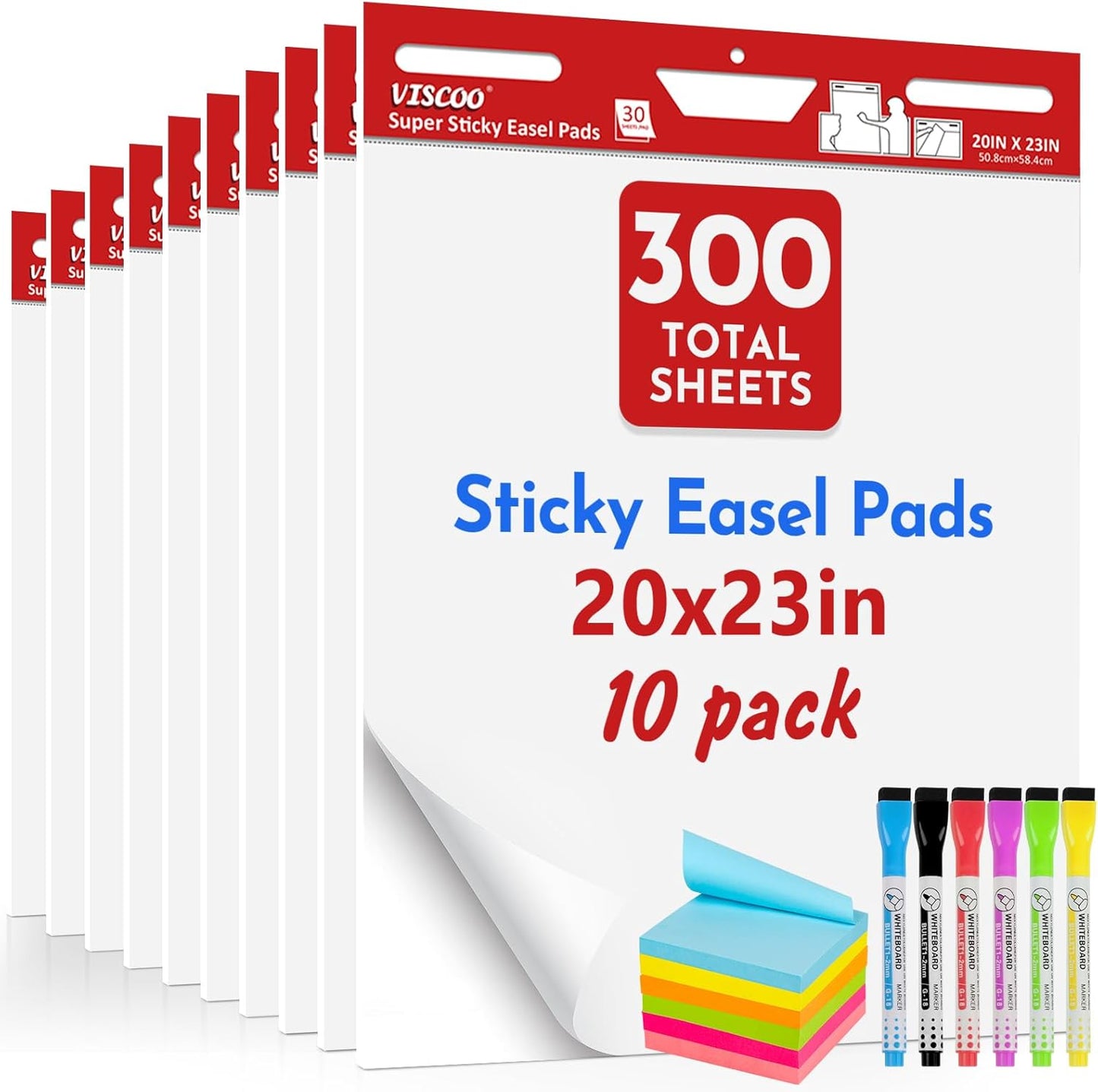 Thickened Sticky Easel Pad for Teachers - 20 x 23 Inches