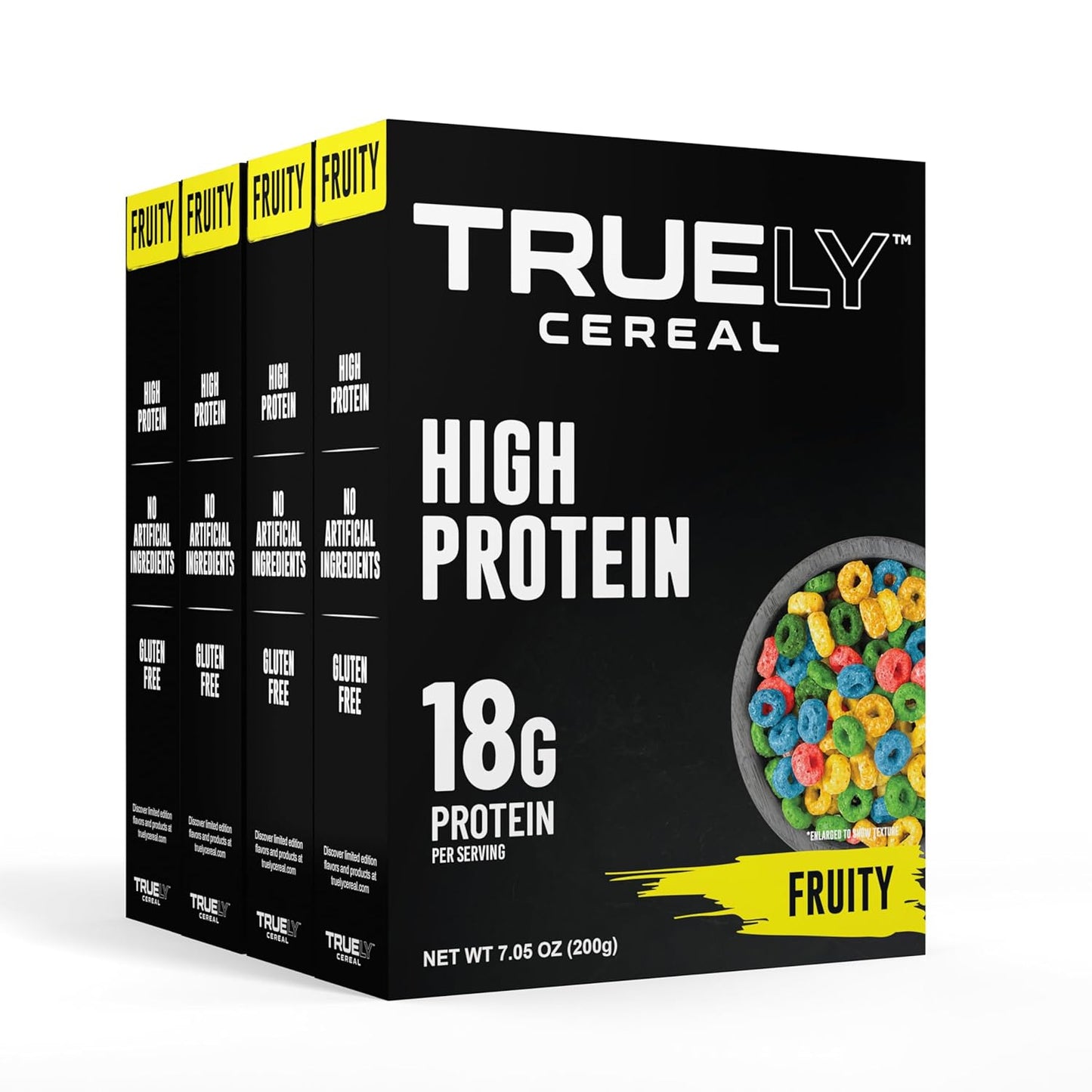 TRUELY Protein Cereal Fruity Flavor - High Protein, Low Sugar