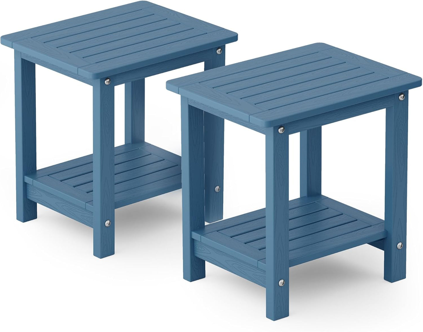 YEFU Outdoor Side Table: Weather-Resistant Adirondack Set