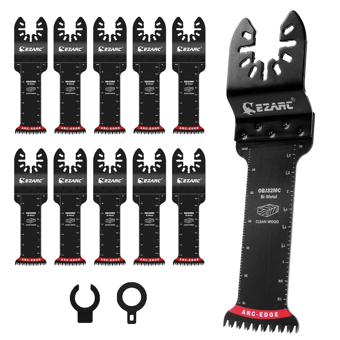EZARC Bi-Metal Oscillating Tool Blade for Clean Cuts in Wood