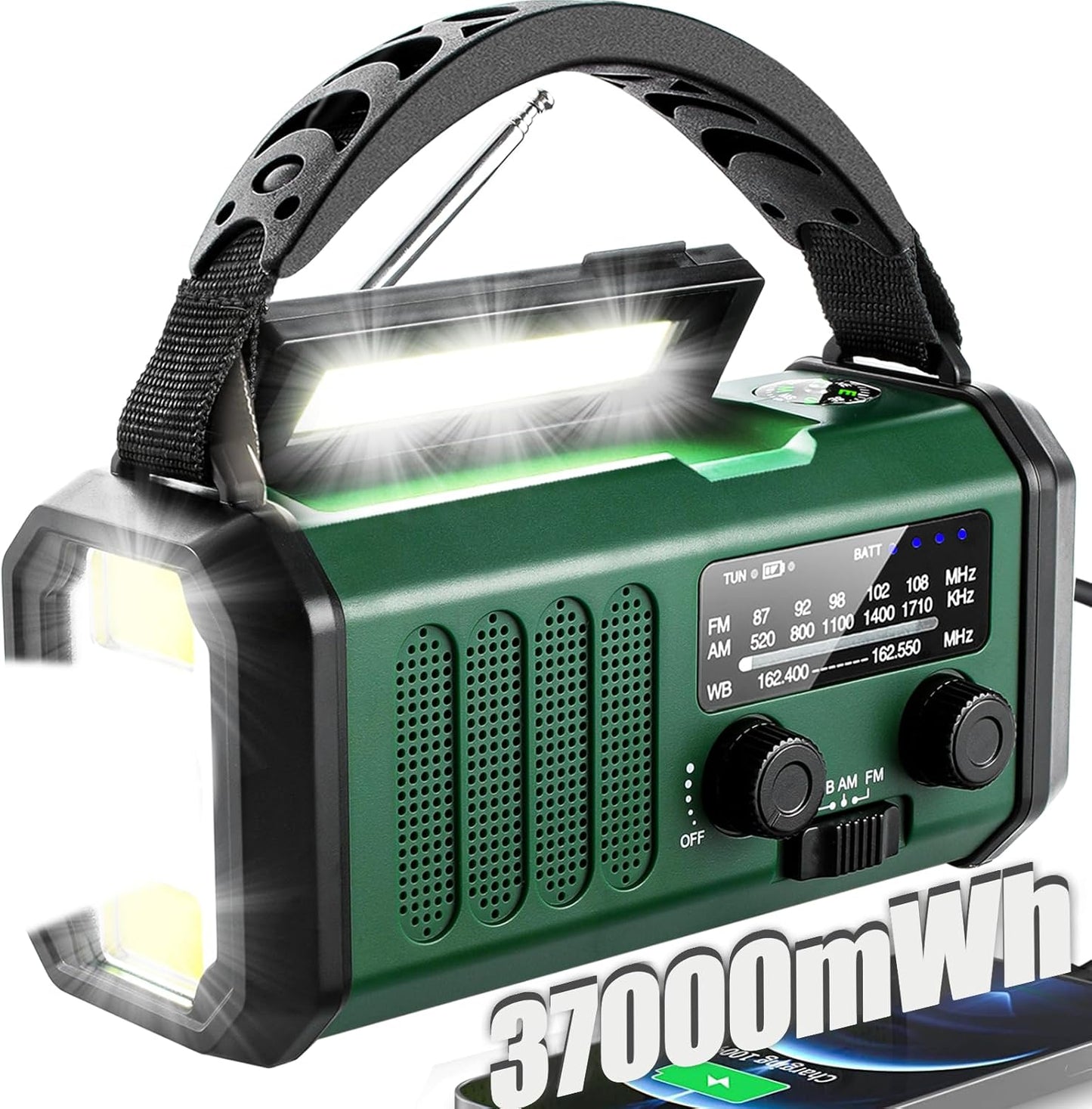 Hand Crank Solar Radio: Emergency Power Anywhere!