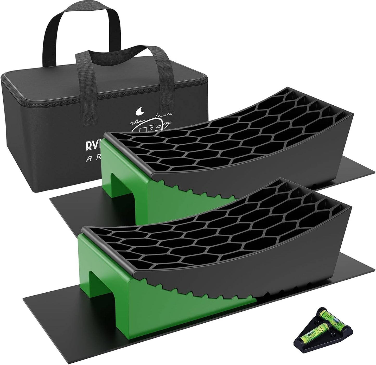 RVMATE Camper Levelers 8-Piece Kit for Easy RV Leveling