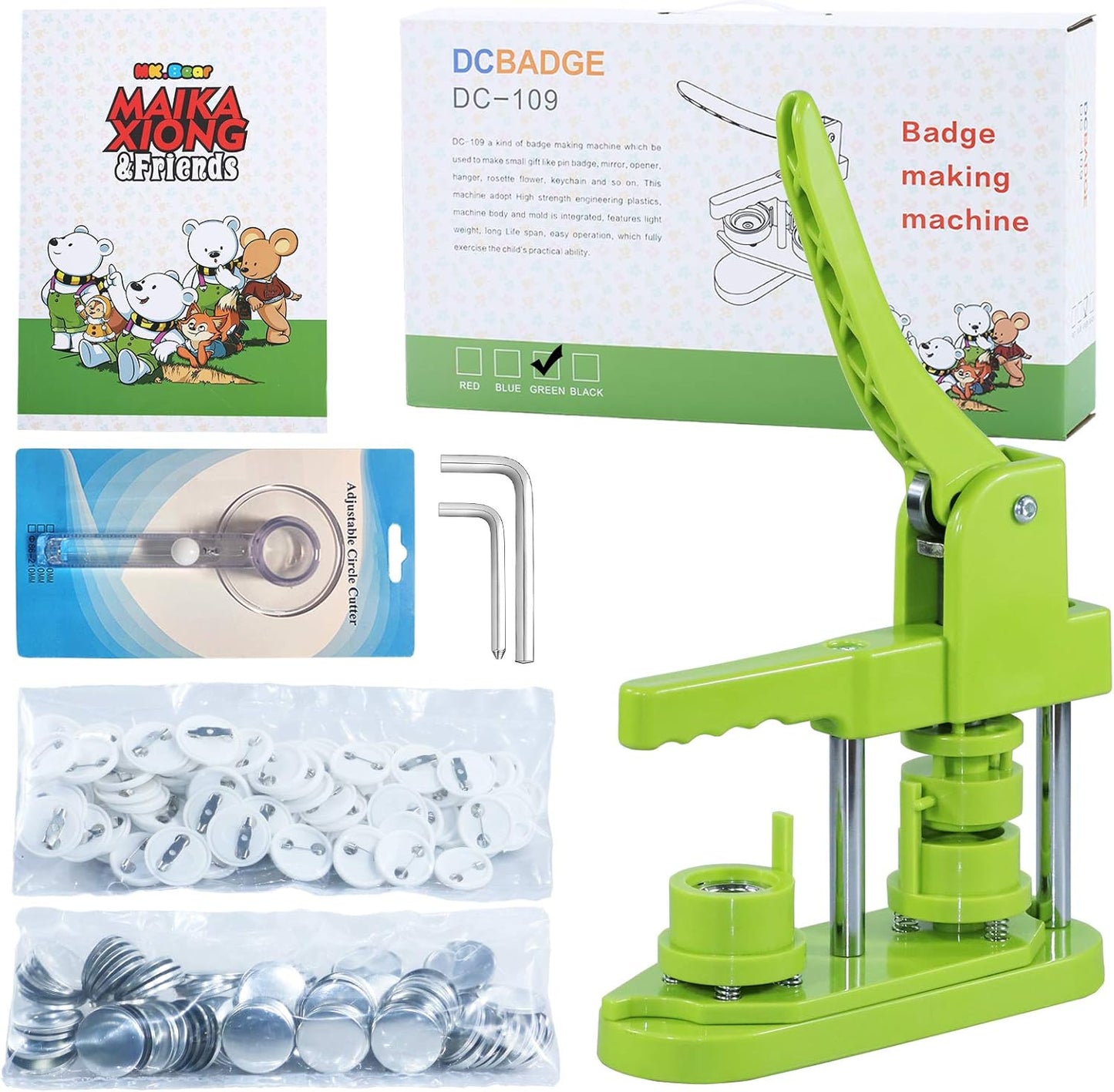DIY Button Maker Machine 25mm for Creative Badge Making Fun