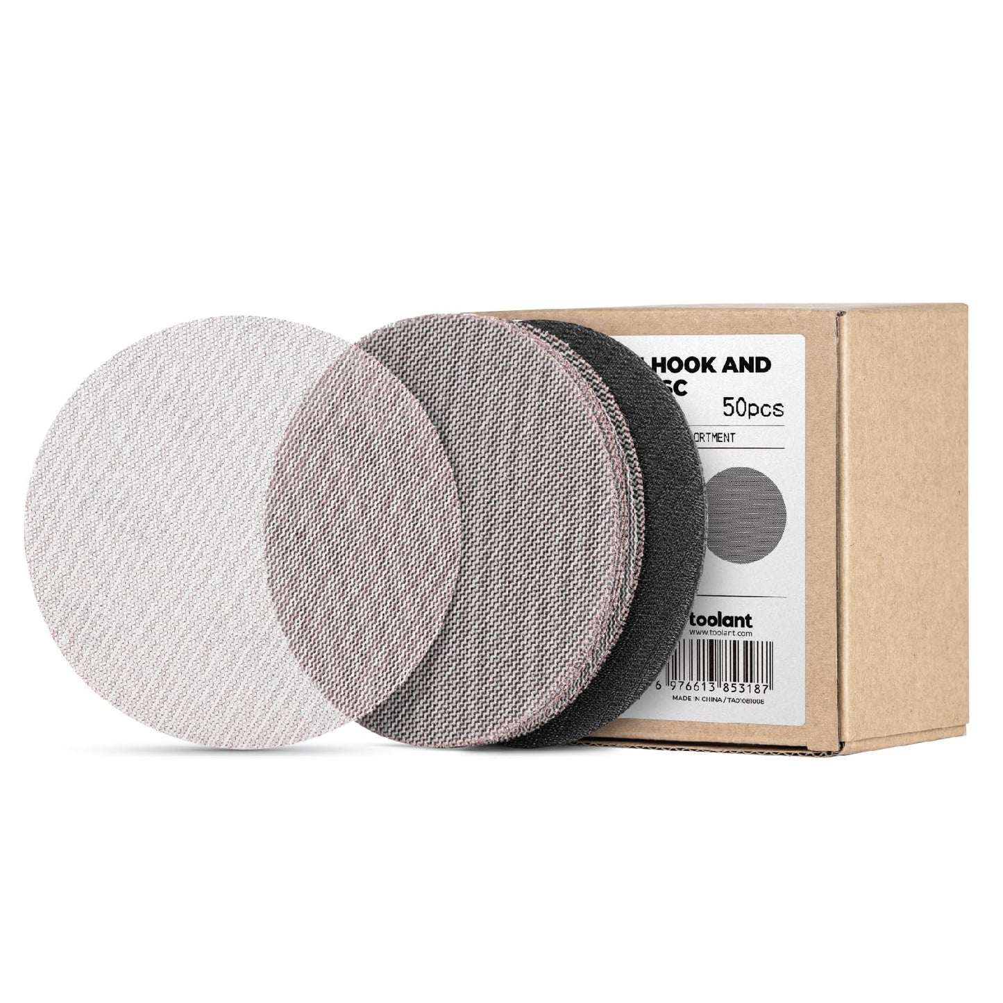 Dust-Free Mesh Sanding Discs - 50pcs