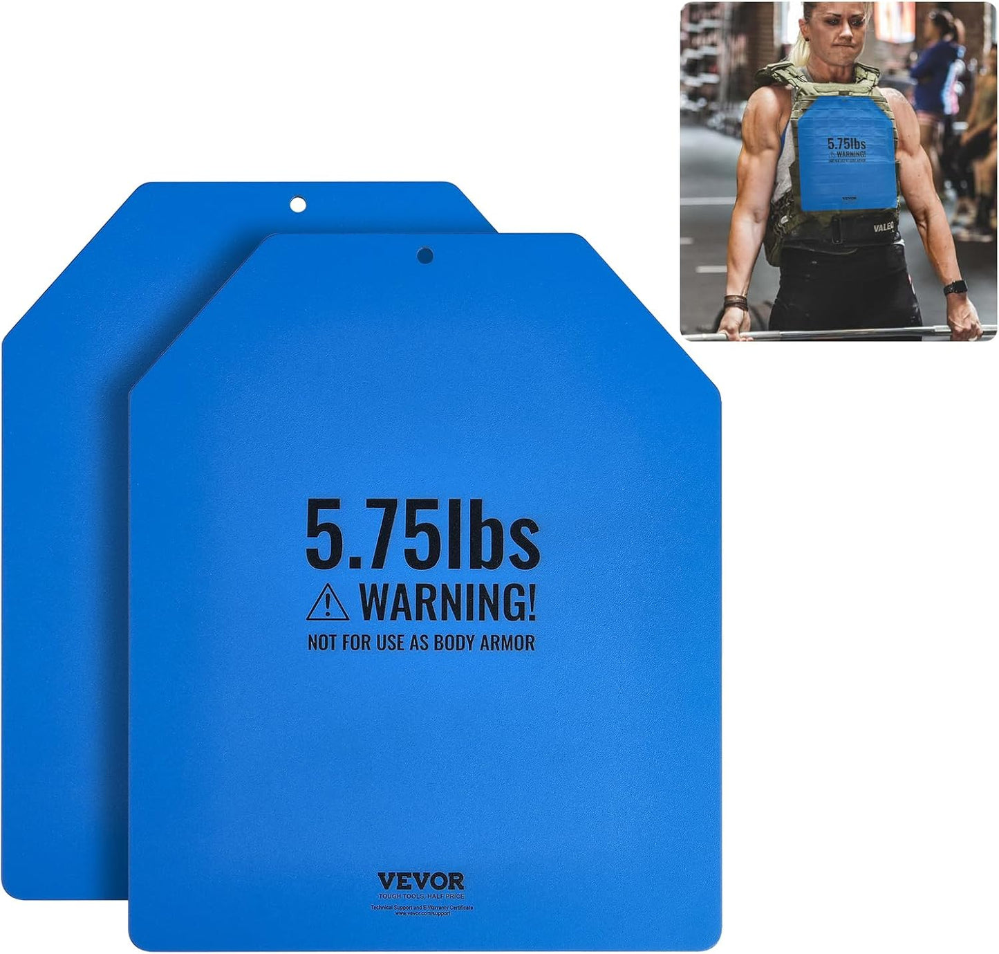 VEVOR Weight Vest Plates for Enhanced Strength Training Workouts