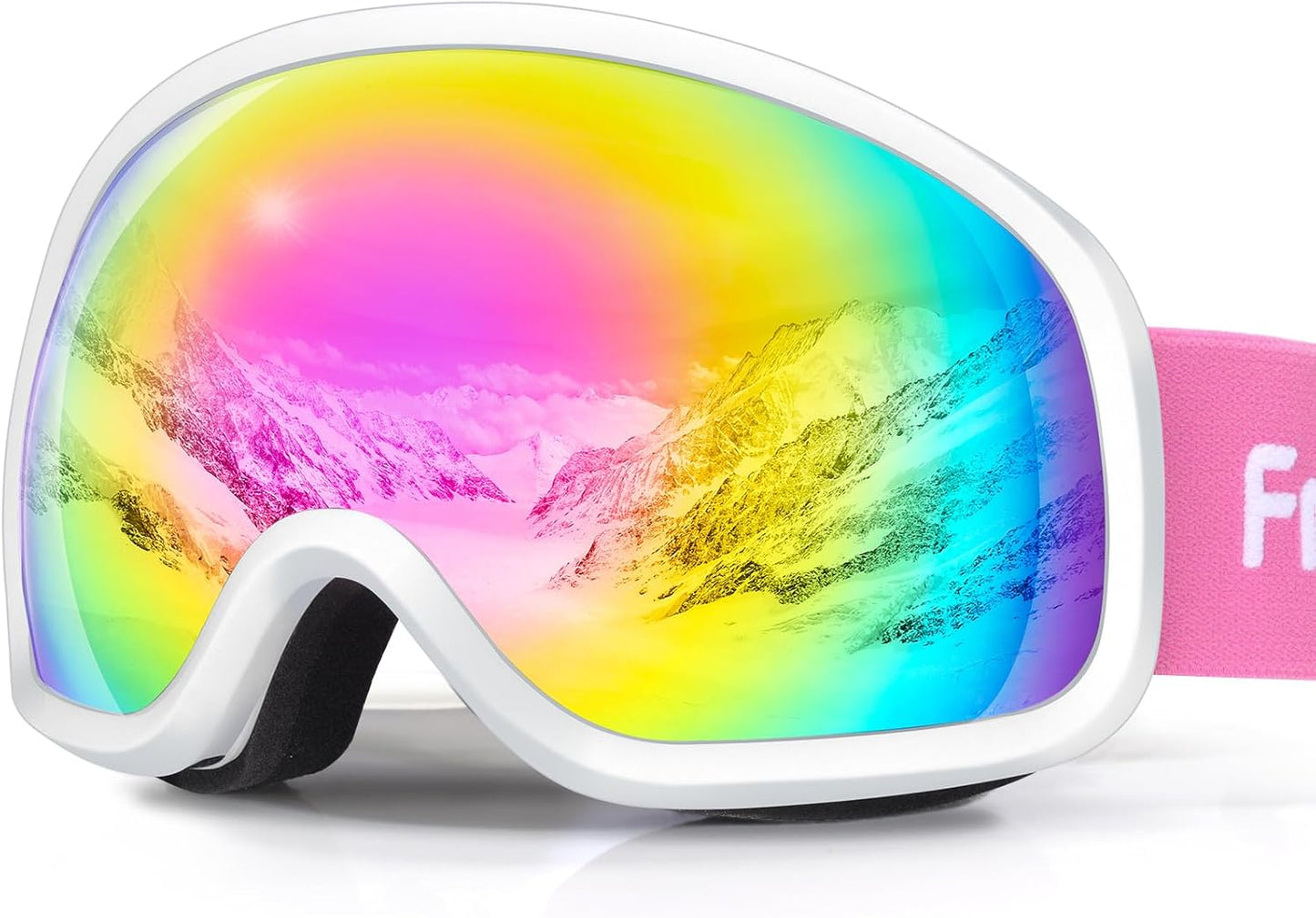 Freela OTG Ski Goggles: Clear Vision, UV400 Protection