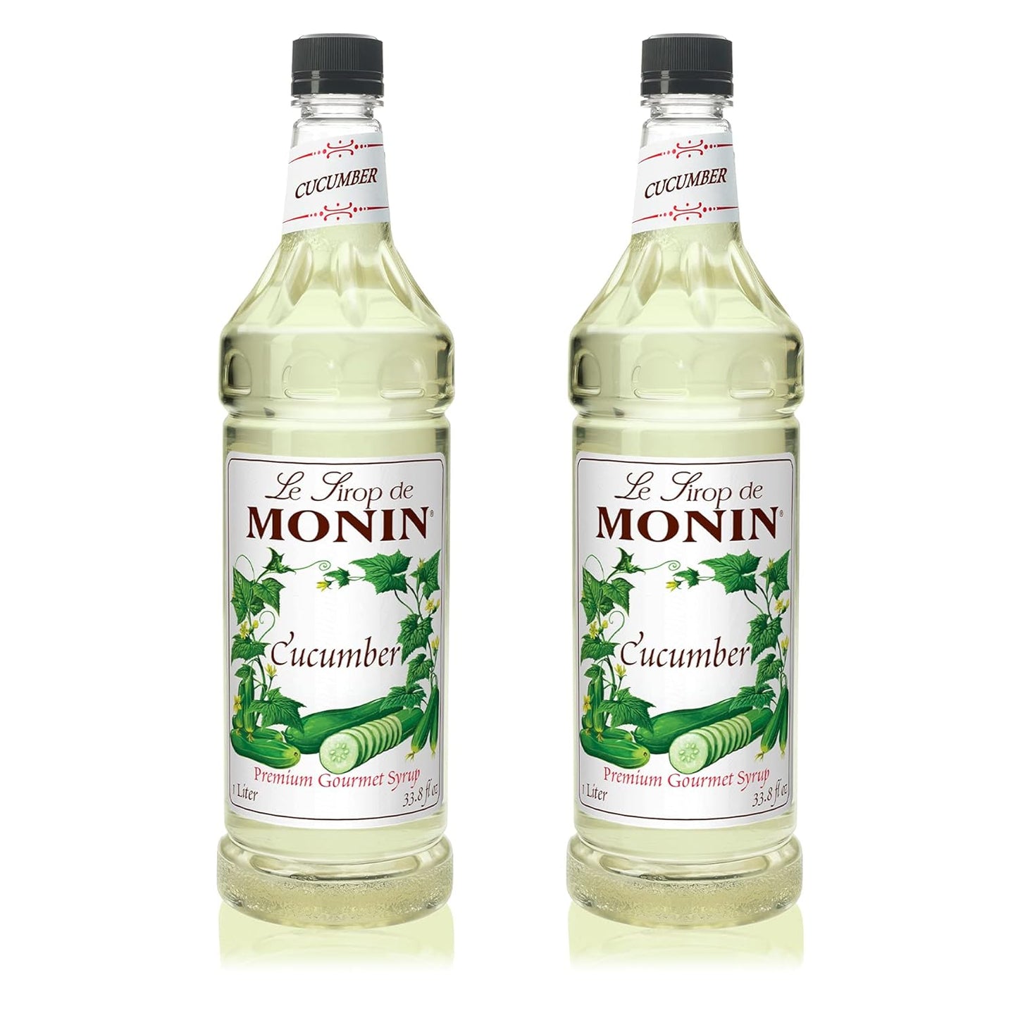 Monin Cucumber Syrup for Refreshing Mocktails and Cocktails