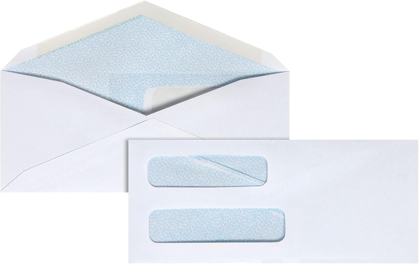 Office Depot Double-Window Envelopes, Pack of 500, White