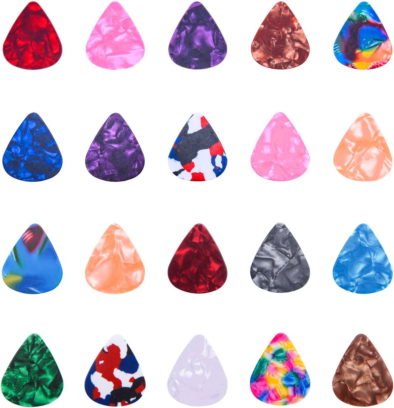 I-MART Colorful Guitar Picks - 0.46mm - Pack of 12