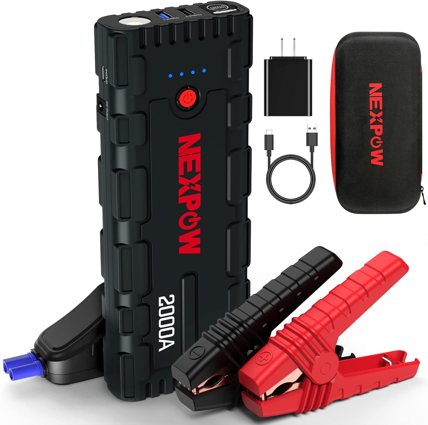 2000A Peak Car Jump Starter - NEXPOW Power Boost