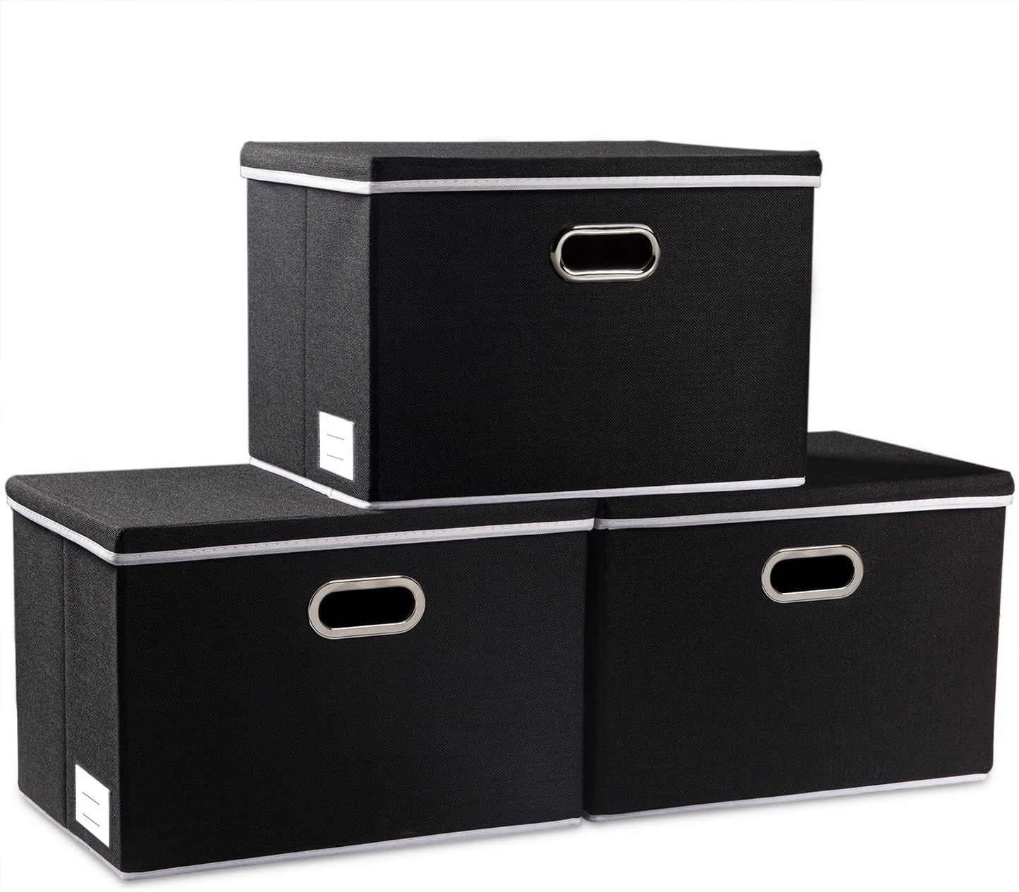 PRANDOM Extra Large Collapsible Storage Bins for Organizing