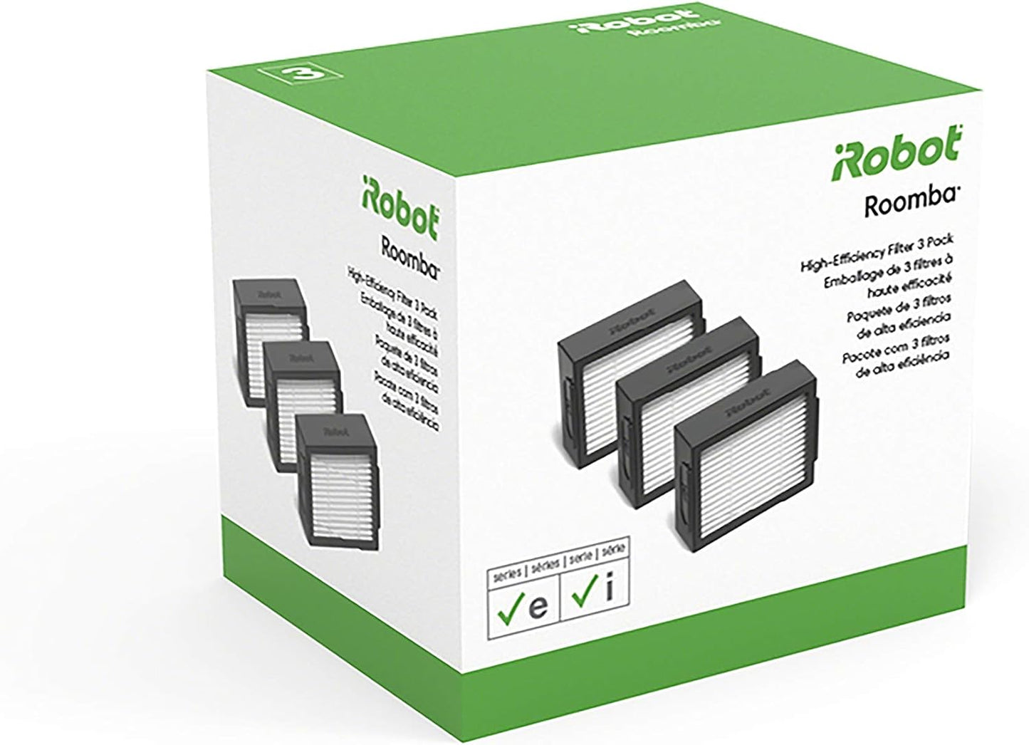 iRobot High-Efficiency Filter 3-Pack for Roomba e, i & j Series