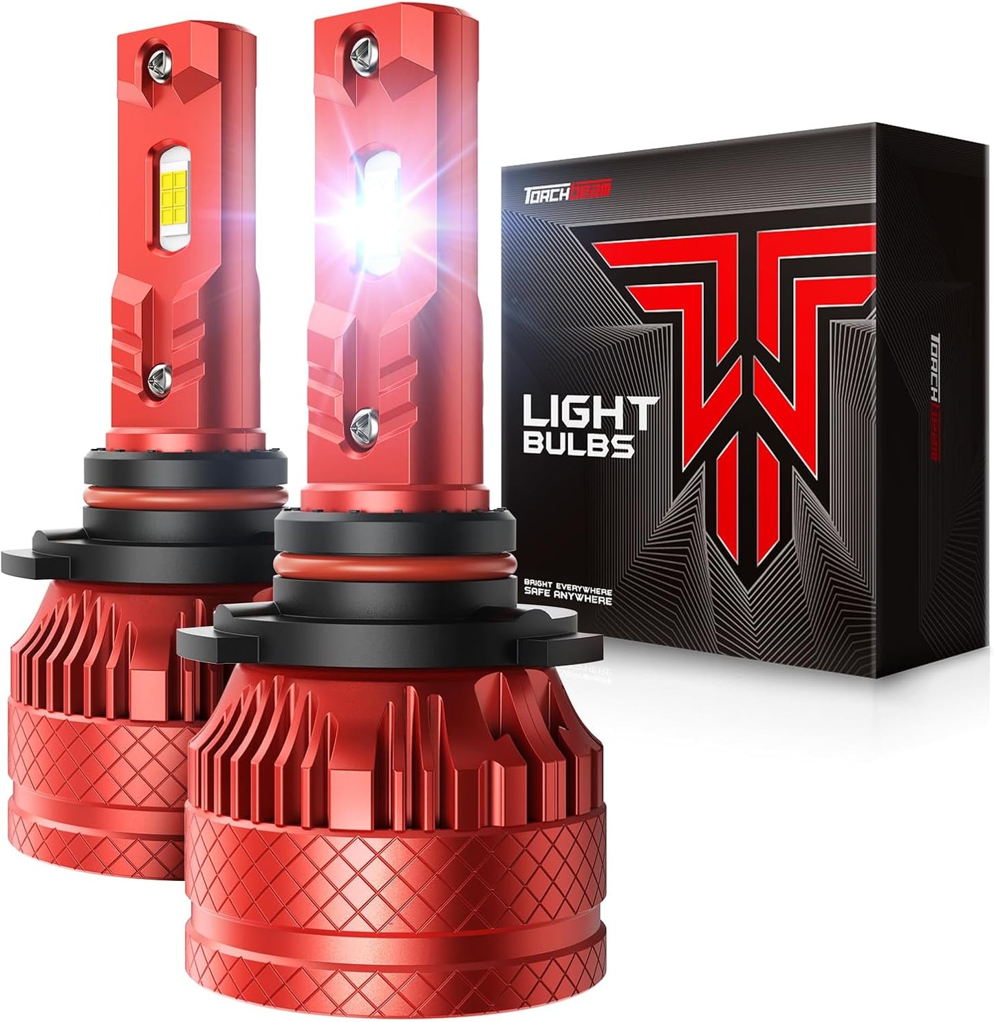 Torchbeam T6S 9005 Bulb: 1000% Brightness, 6500K Cool White