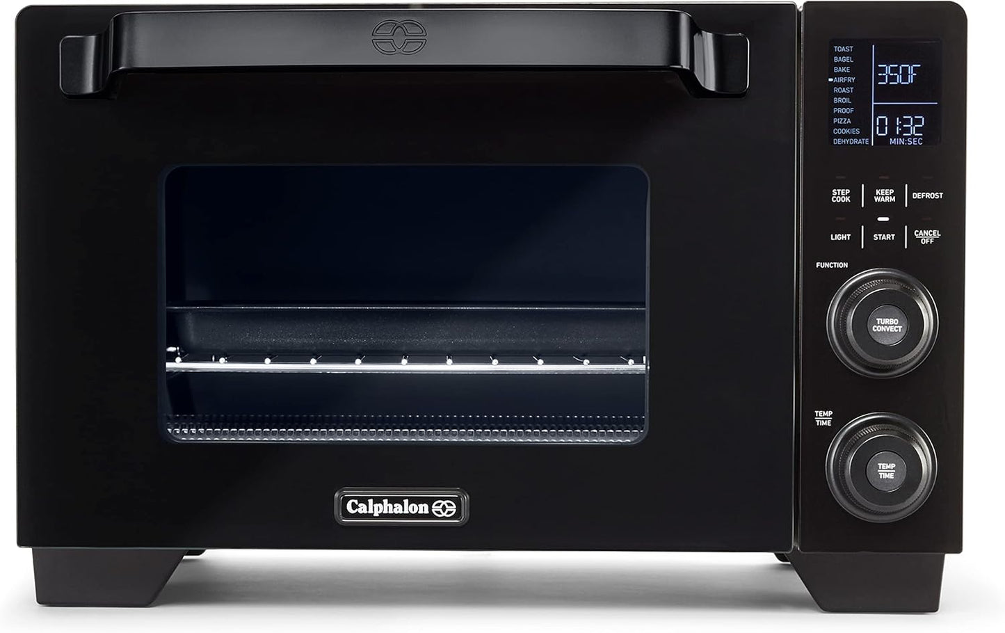 Calphalon 11-in-1 Air Fryer Toaster Oven: Crispy Results, Cool Touch, Stainless Steel