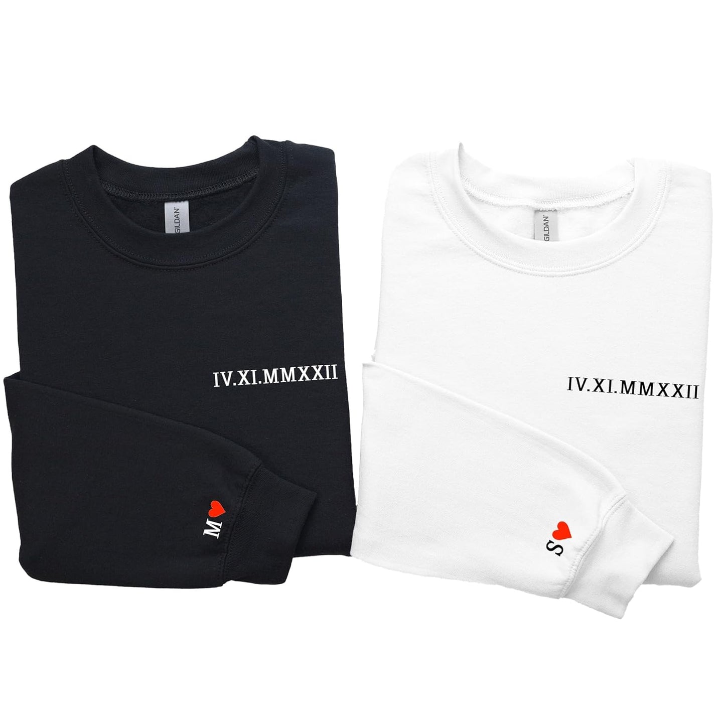 Personalized Matching Couple Sweatshirts - Merrvey