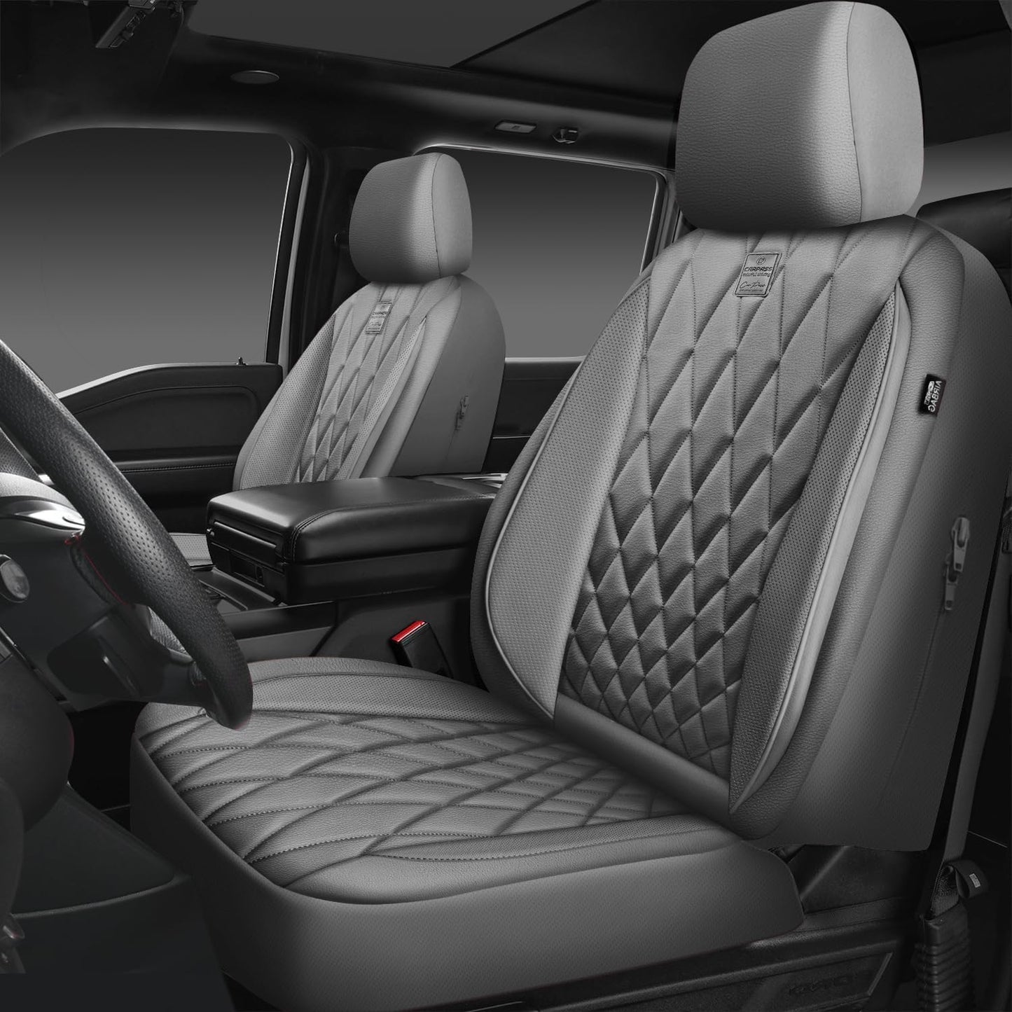 Luxury PU Leather Car Seat Covers for SUVs, Vans, and Trucks