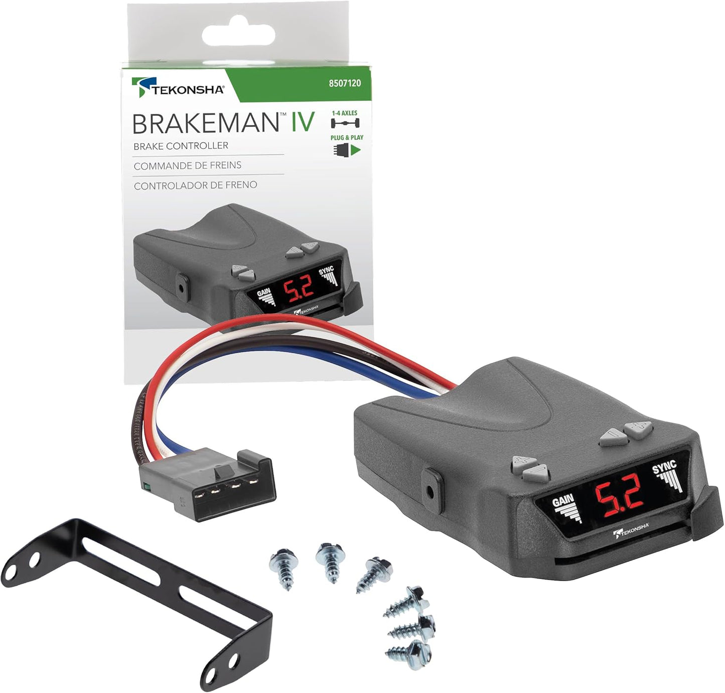 Tekonsha Brakeman IV Time-Delay Brake Controller for Trailers