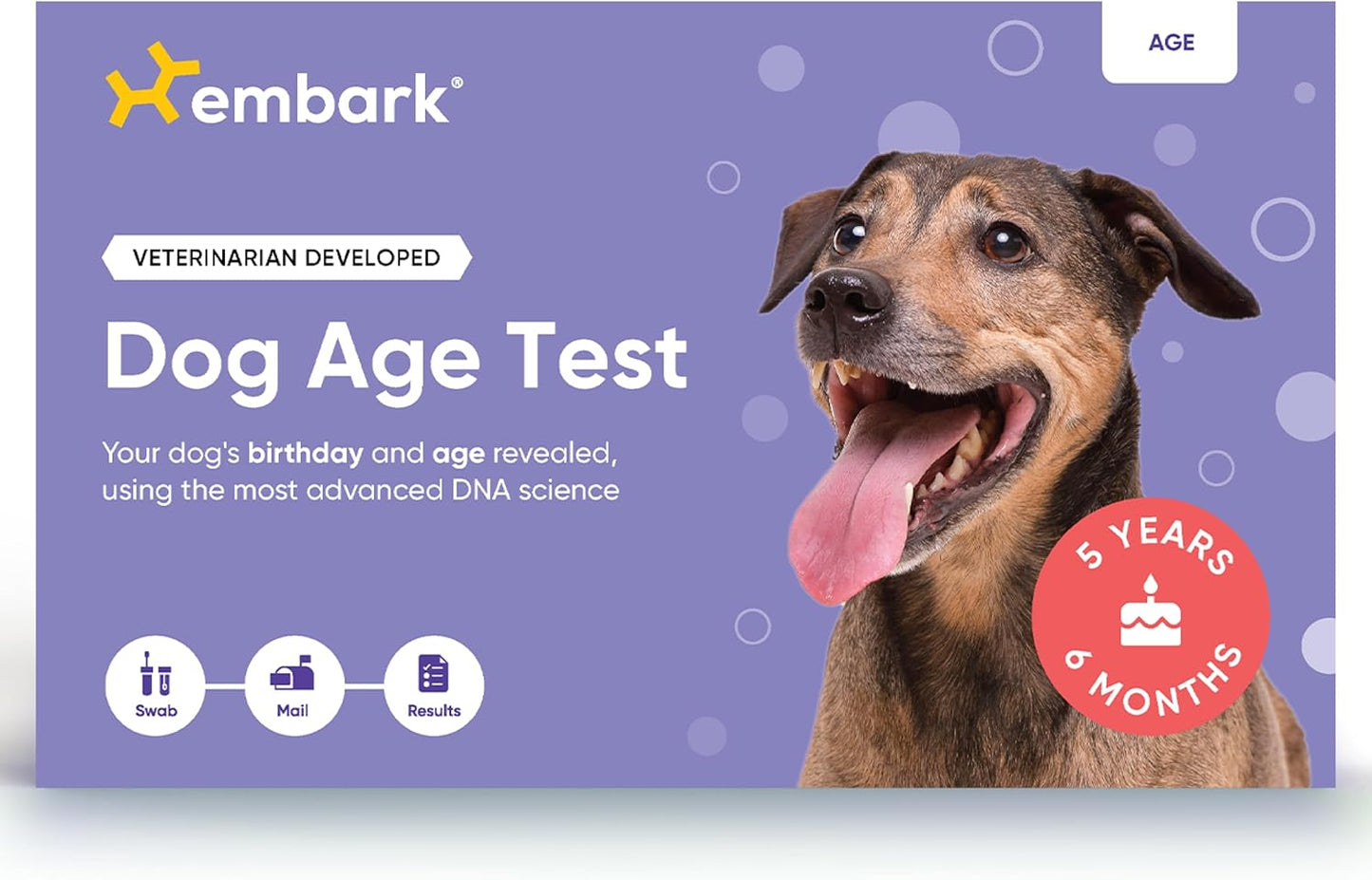 Embark Dog Age Test Kit - Accurate Age Estimation for Dogs