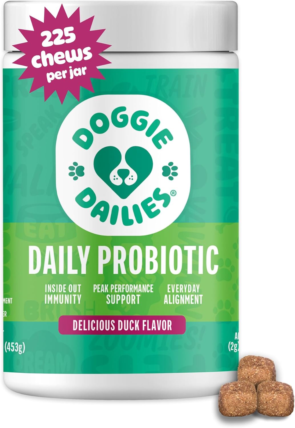 Doggie Dailies Probiotics for Dogs - Advanced Digestive Health