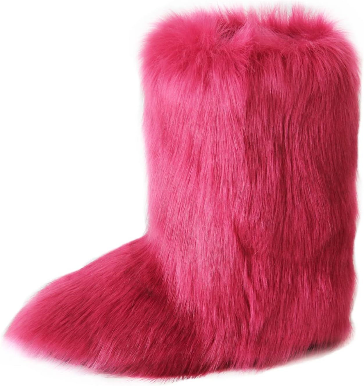 Gegefur Women's Faux Fur Boot: Warm Comfortable Outdoor Shoes