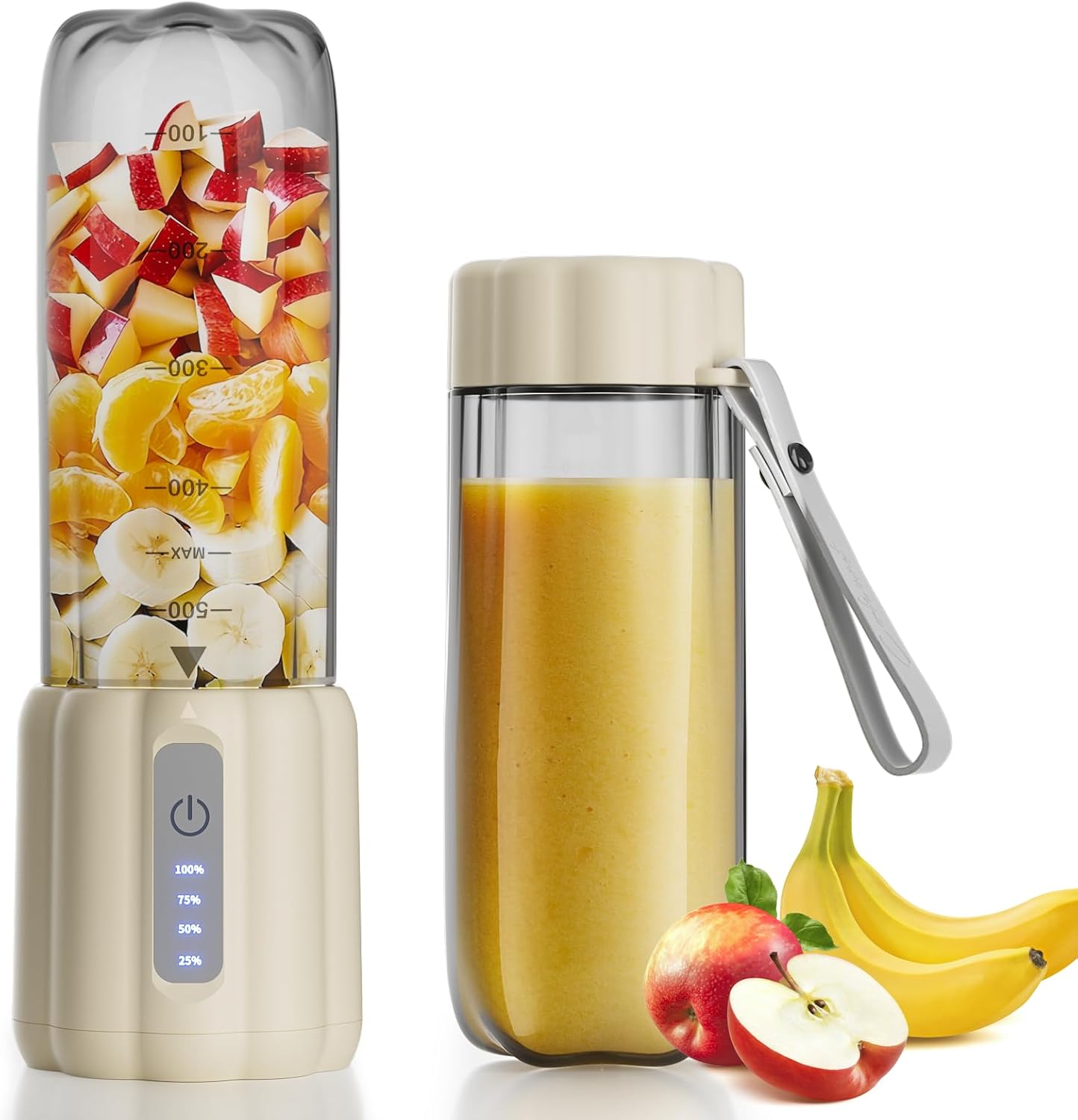 COKUNST 17Oz Portable Blender for Smoothies & Juices