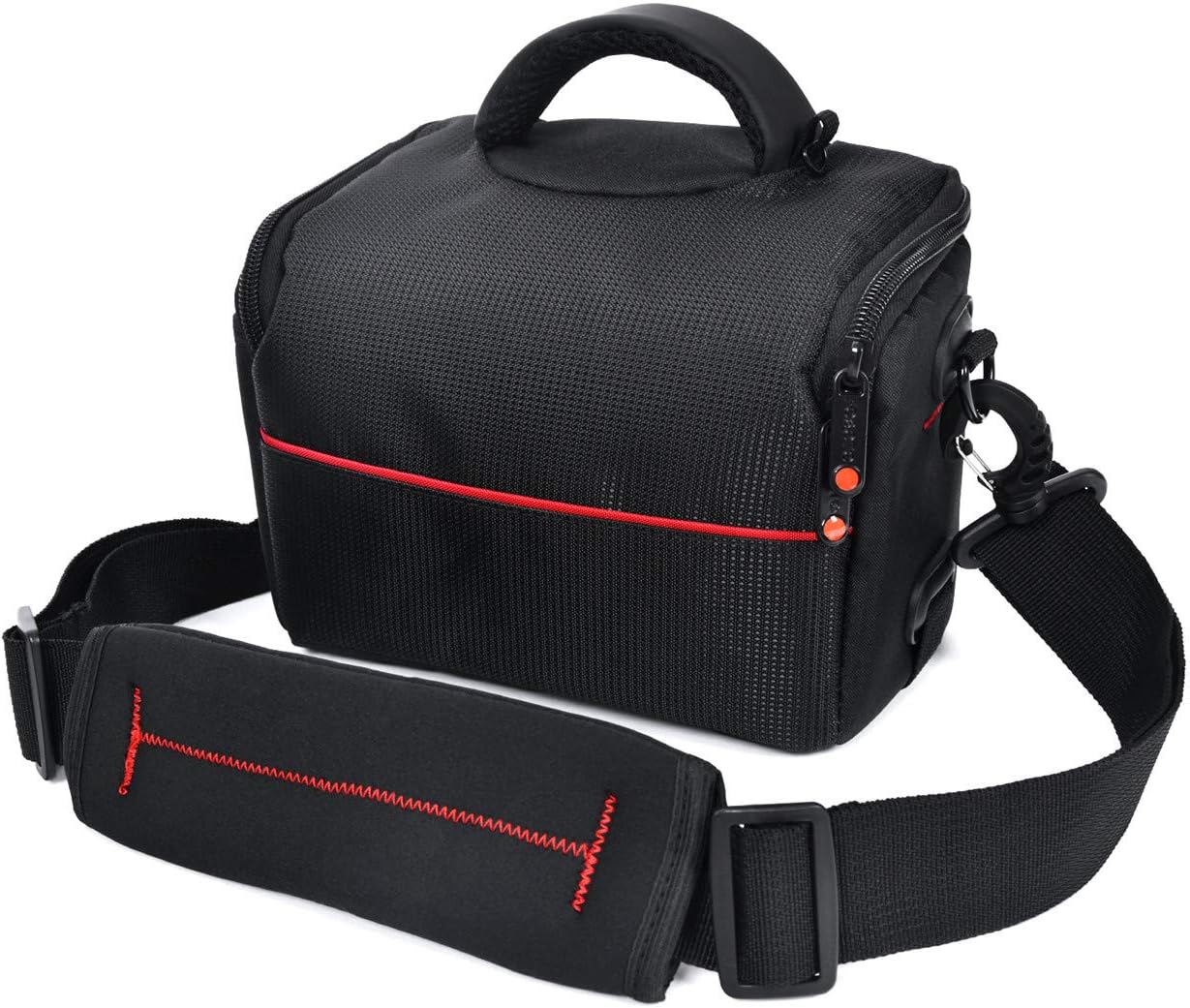 FOSOTO Compact Camera Shoulder Bag | Waterproof Rain Cover | Compatible with Canon, Sony, Nikon
