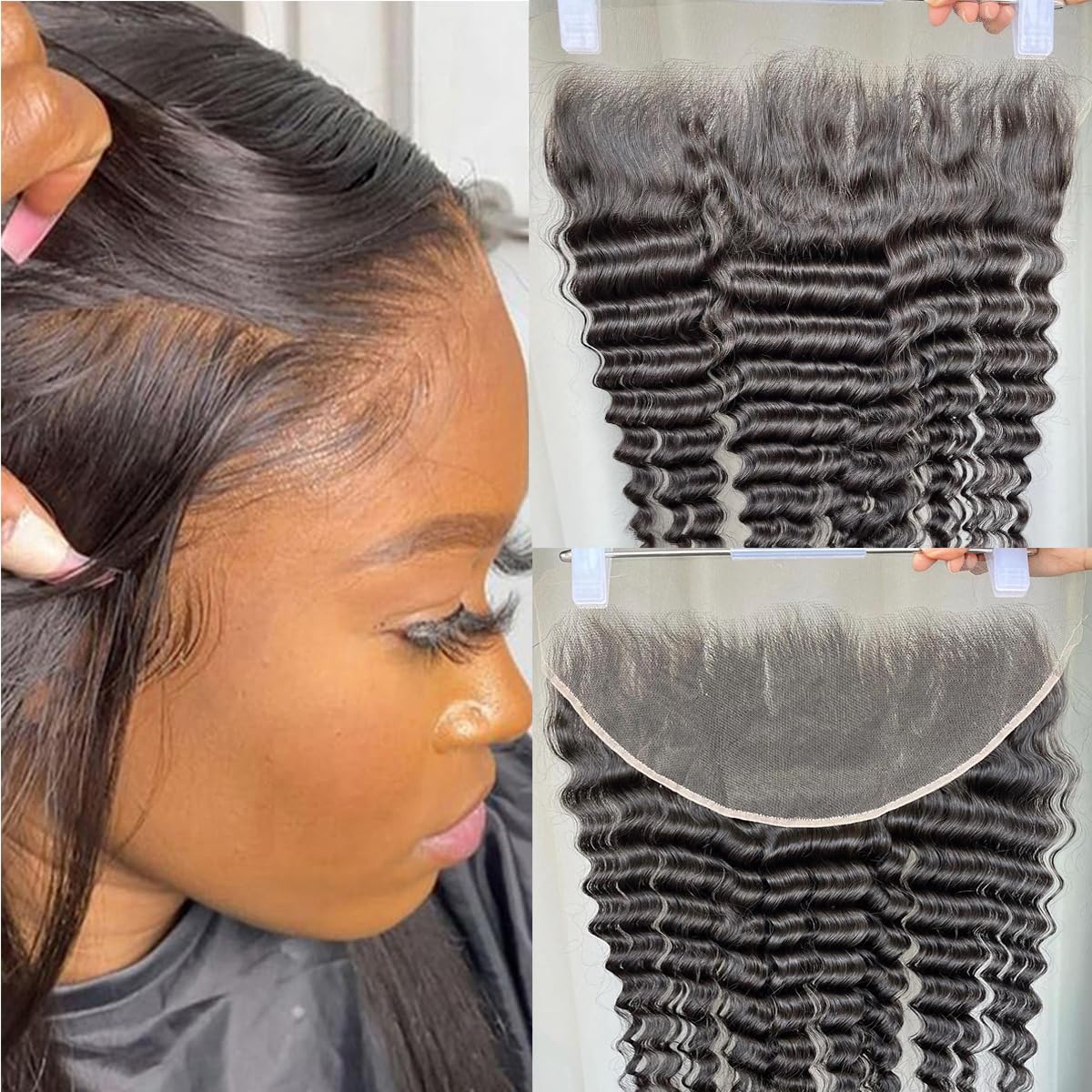 13x6 Lace Frontal Deep Wave for Natural Look and Style