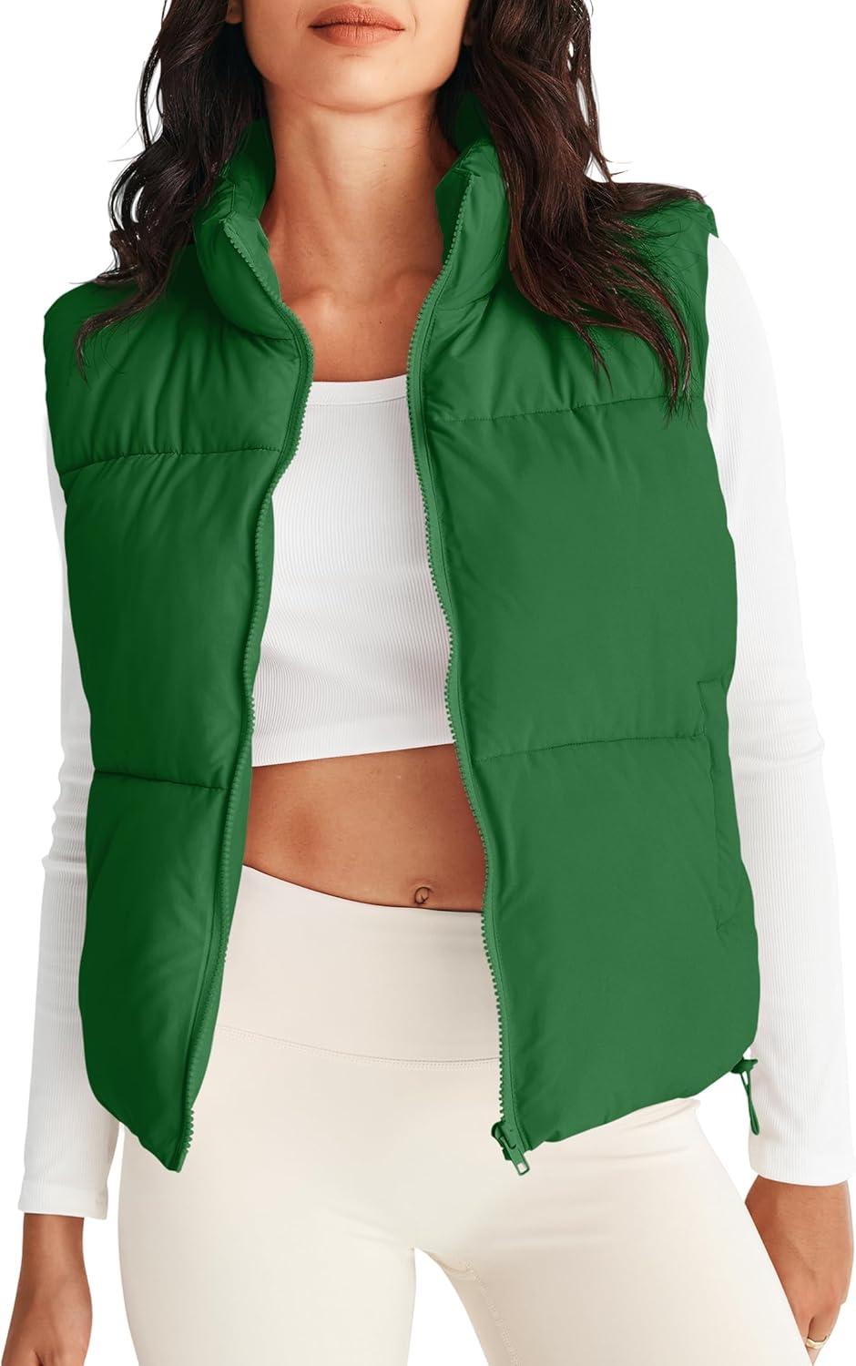 Stylish Lightweight Puffer Vest for Women by MEROKEETY