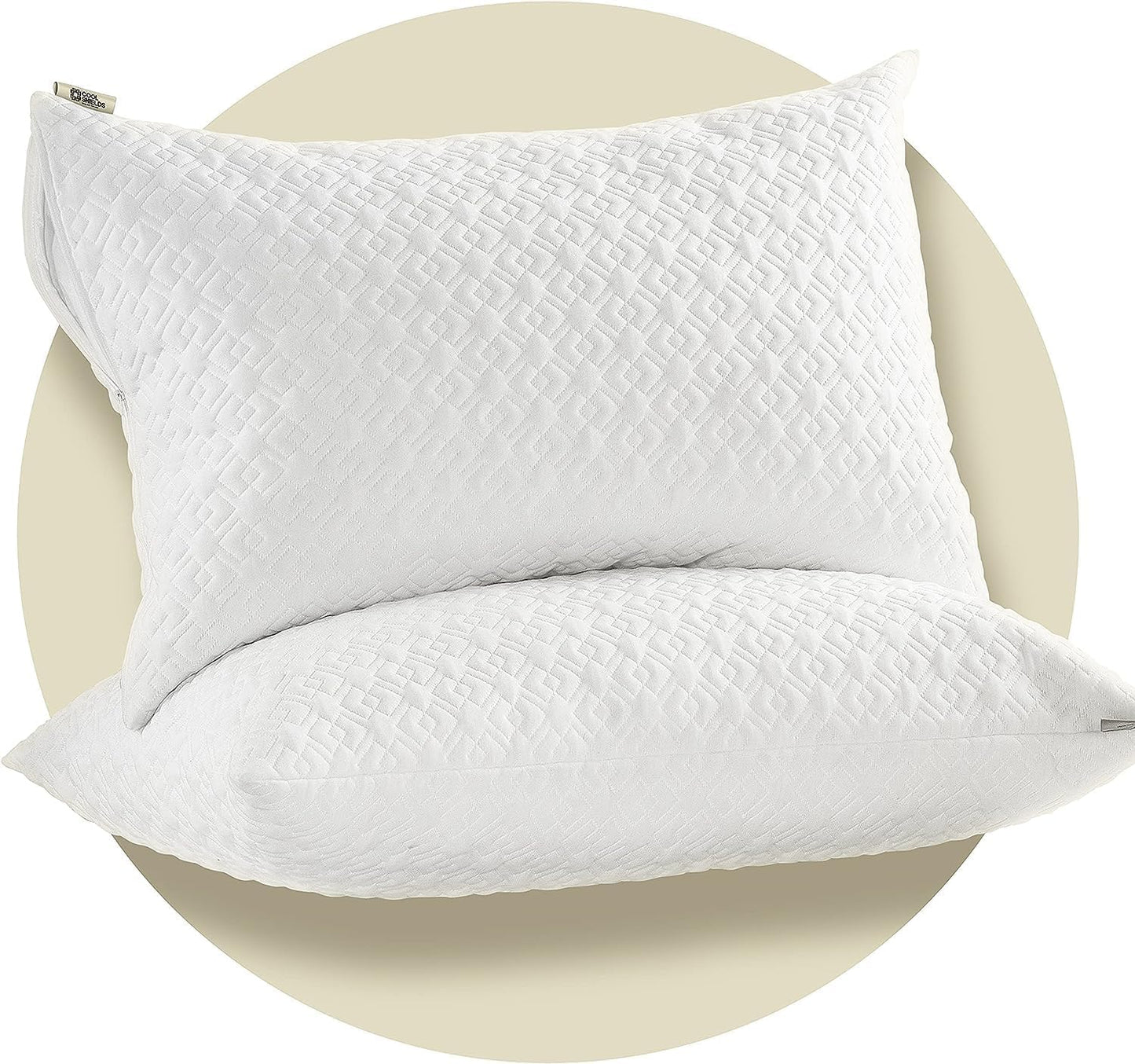 CoolShields Waterproof Pillow Protector for Better Sleep Quality