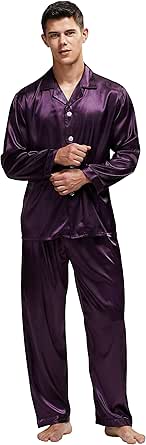 Classic Satin Pajama Set for Men by TONY & CANDICE - Sleepwear