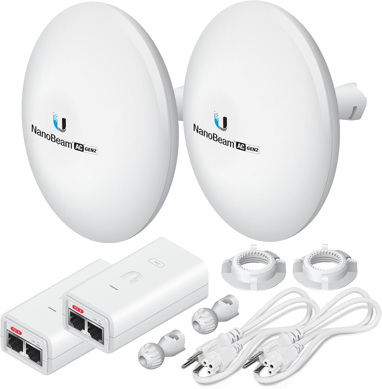 Wireless Bridge NBE-5AC-GEN2 Bundle for Outdoor Wi-Fi Connectivity