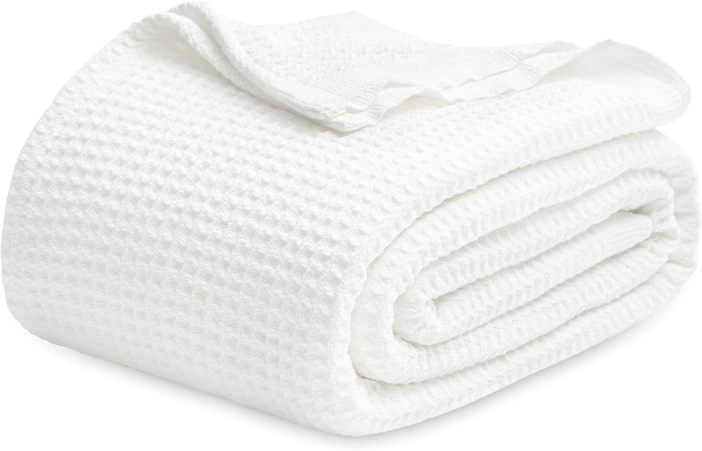 Bedsure Gentlesoft 100% Cotton Blanket Queen Size for Cozy Nights