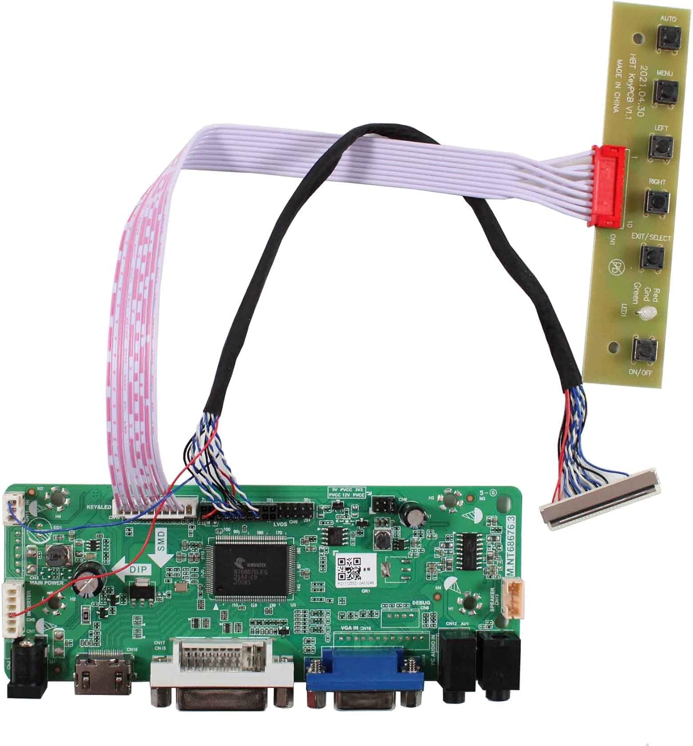 VSDISPLAY VGA DVI Audio LCD Driver Board for 10in and 8.9in Panels