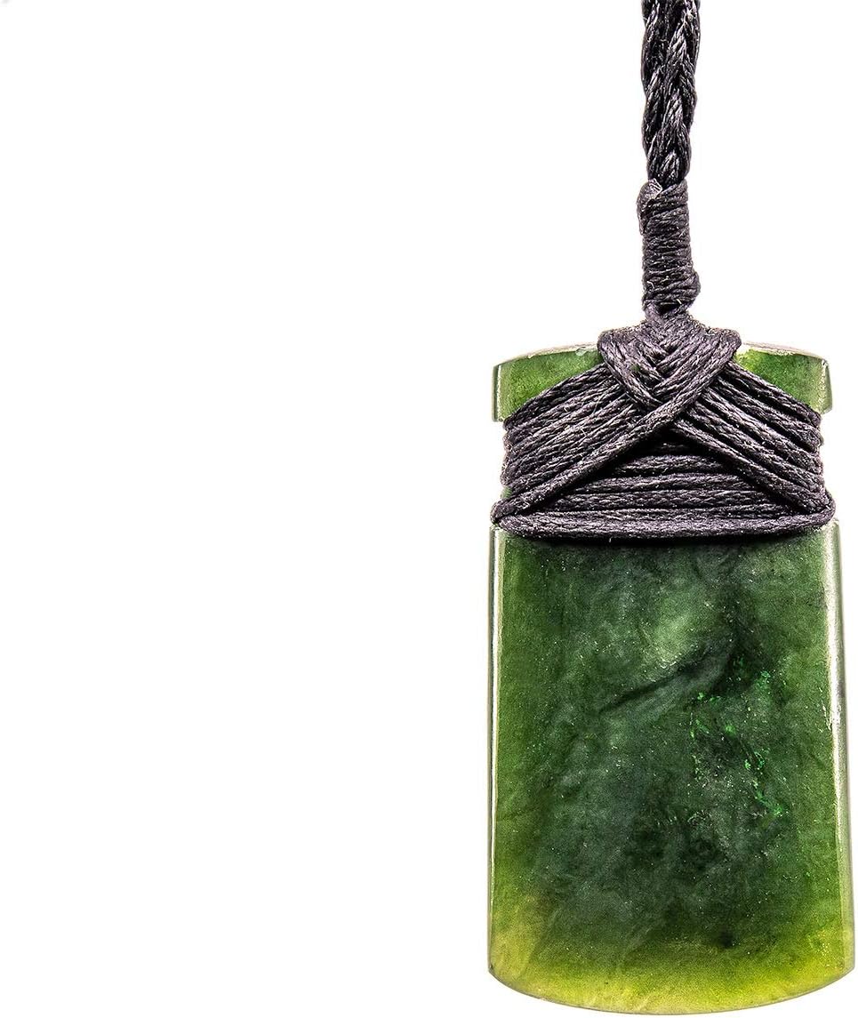 Nephrite Jade Maori Adze Toki Strength Necklace for Unique Style