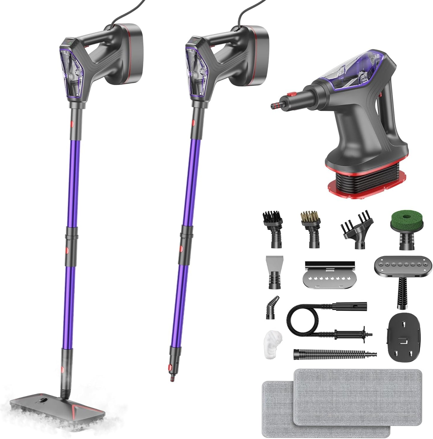 Steam Mop for Floor Cleaning - Heavy Duty 29-in-1 Cleaner