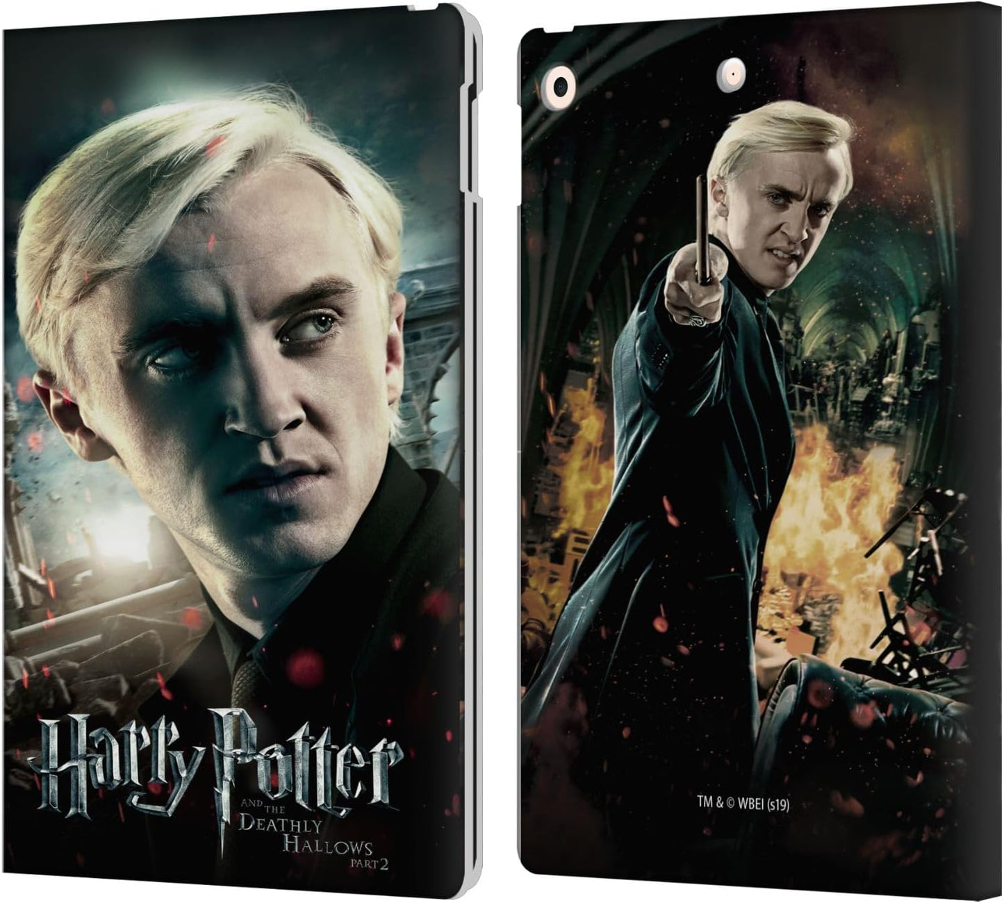 Harry Potter Draco Malfoy Leather Wallet Case for iPad 10.2