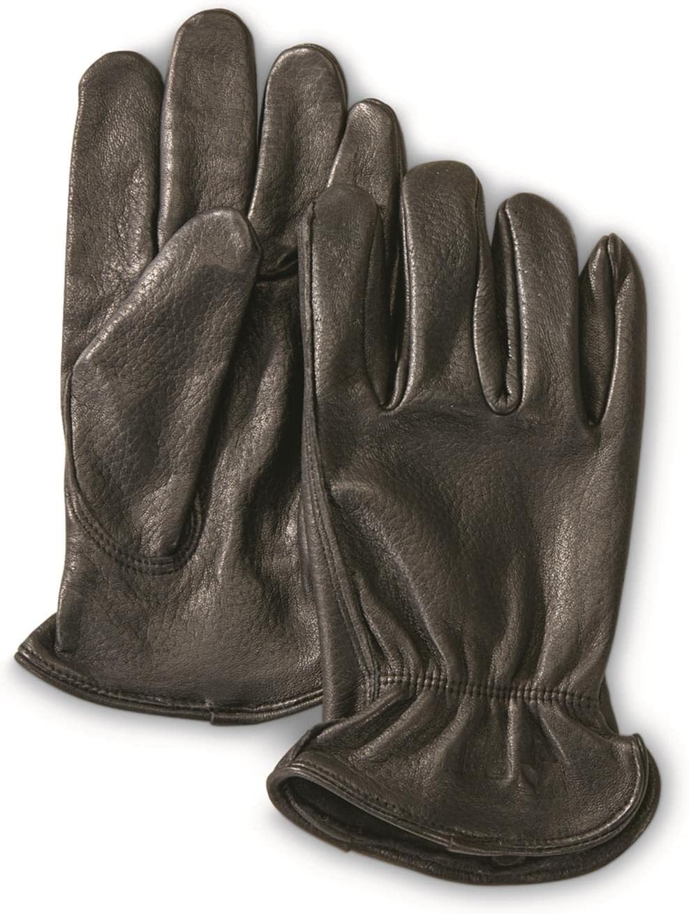 Guide Gear Men's Deerskin Leather Gloves: Winter Ready!